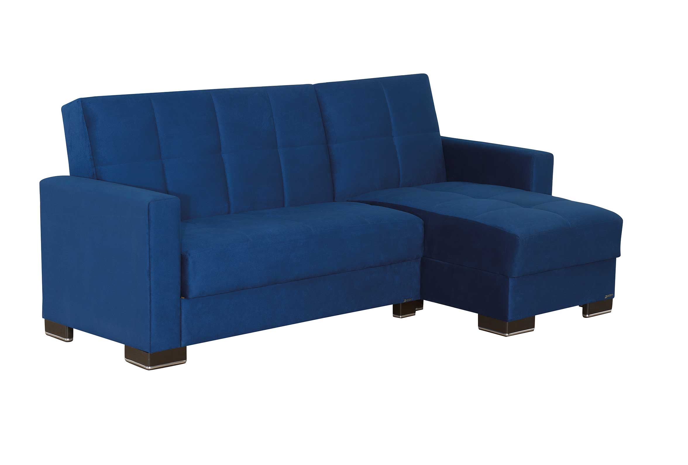 Ъглов разтегателен диван «Armada» + две декоративни възглавници, с място за съхранение, ширина 235см