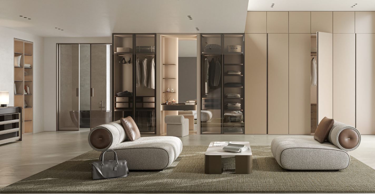 Врати за модулен гардероб «Beta» - 5 модела, стъклена, ПДЧ