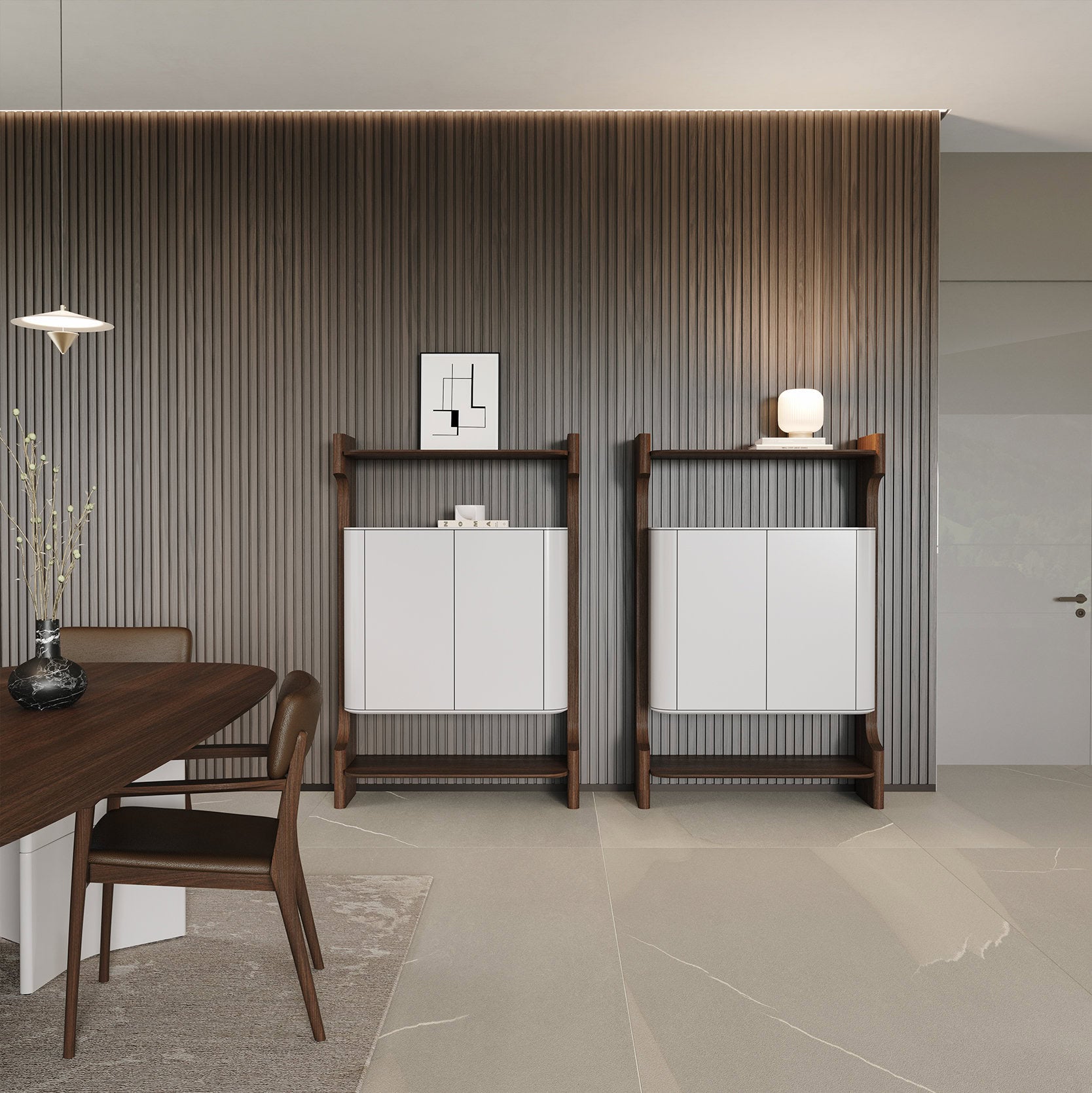 Бюфет «Bloom» с естествен фурнир, размер 107х160х45см