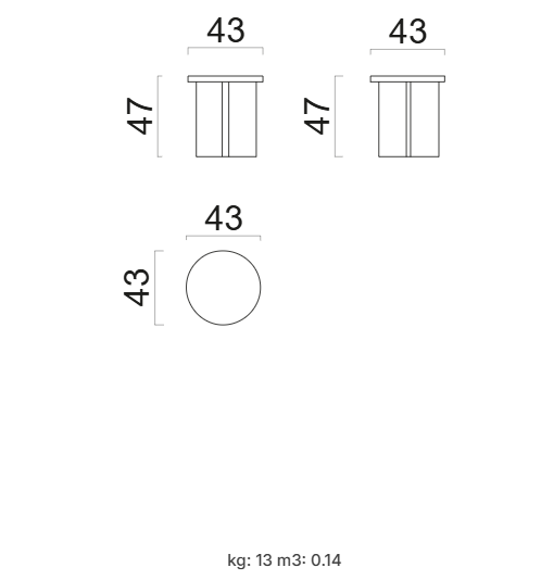 Помощна маса «Bodrum» - с травертин