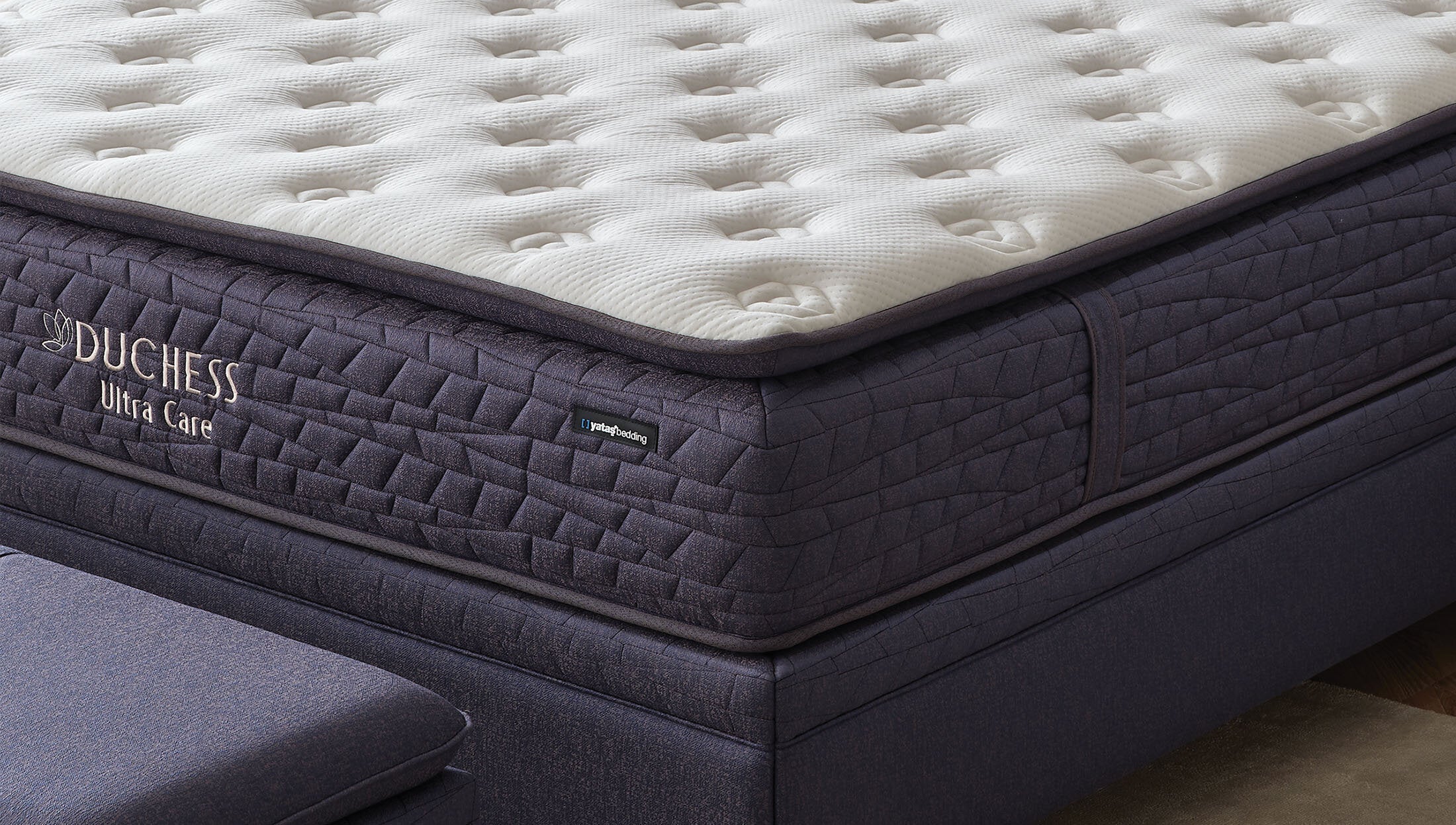 Тапицирано легло «Botanic» + Матрак «Duchess Ultra Care» + табла «Botanic» с място за съхранение, матрак с пробиотици