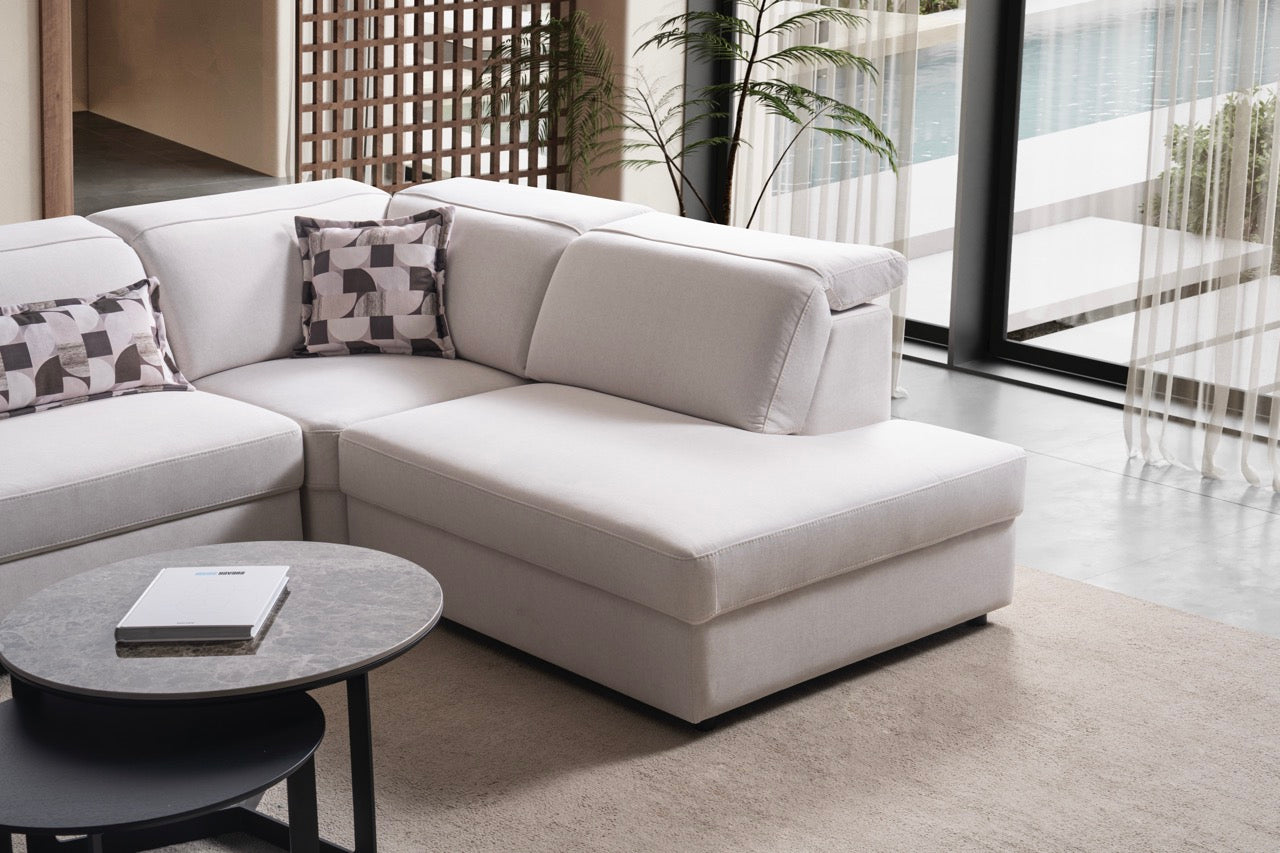 Модулен разтегателен диван «Como» с електрически механизъм, USB зарядна станция