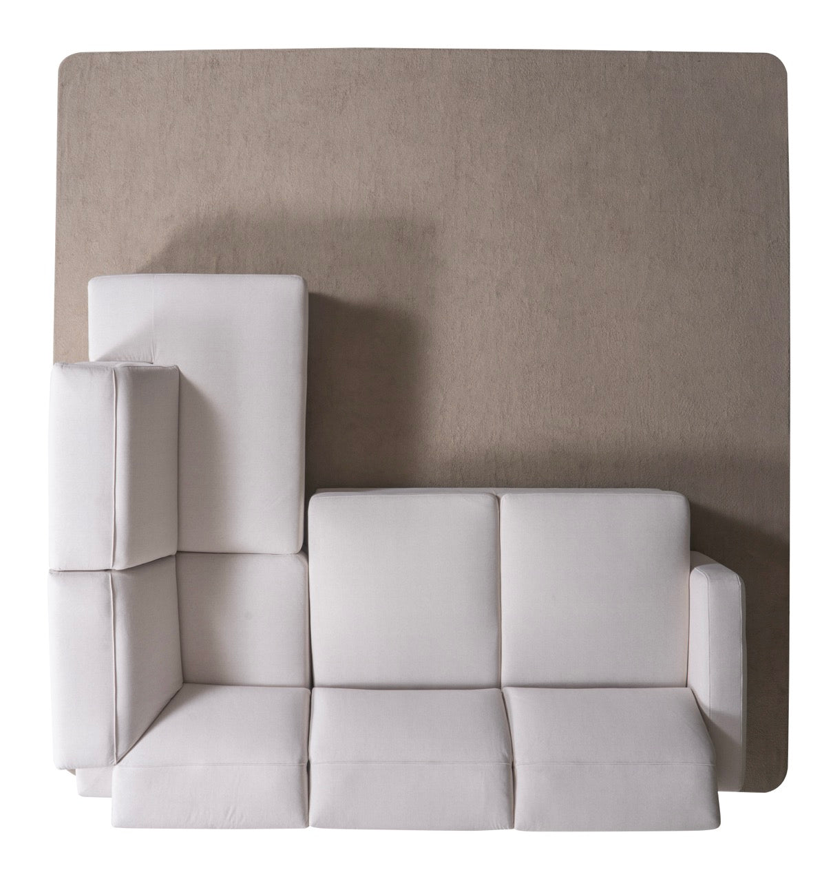 Модулен разтегателен диван «Como» с електрически механизъм, USB зарядна станция