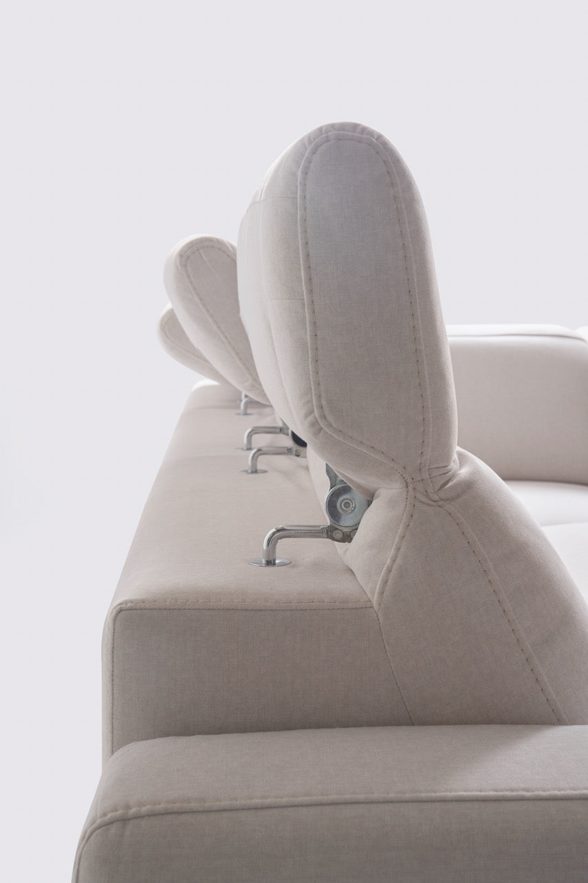 Модулен разтегателен диван «Como» с електрически механизъм, USB зарядна станция