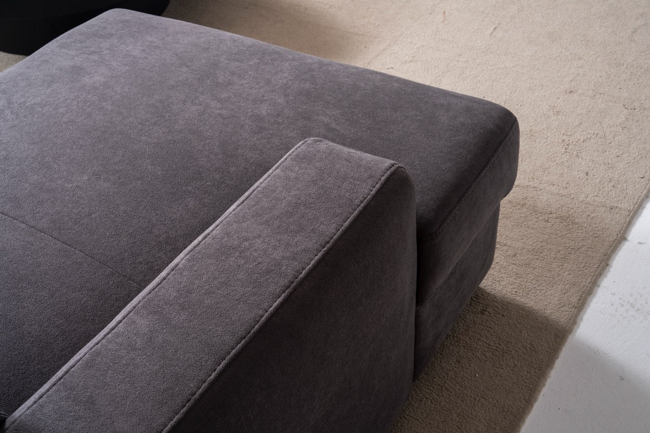 Модулен разтегателен диван «Como» с електрически механизъм, USB зарядна станция