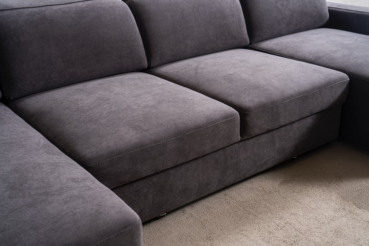 Модулен разтегателен диван «Como» с електрически механизъм, USB зарядна станция