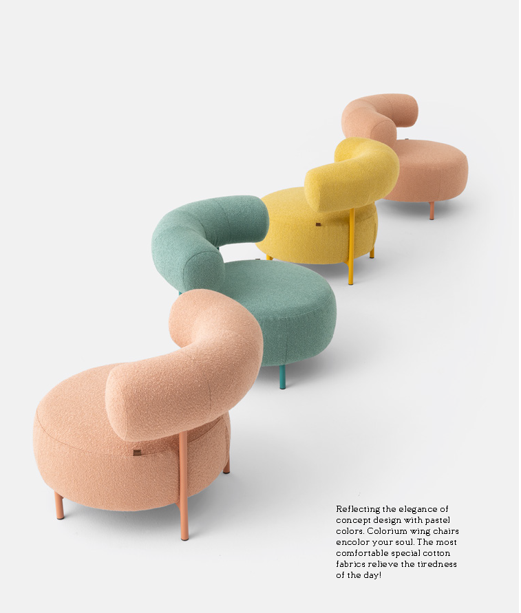 Кресло «Bon Bon Marshmallow» от серия Colorium
