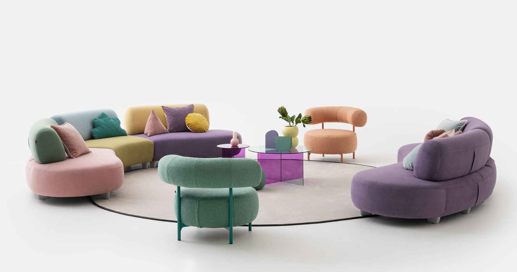 Кресло «Bon Bon Marshmallow» от серия Colorium