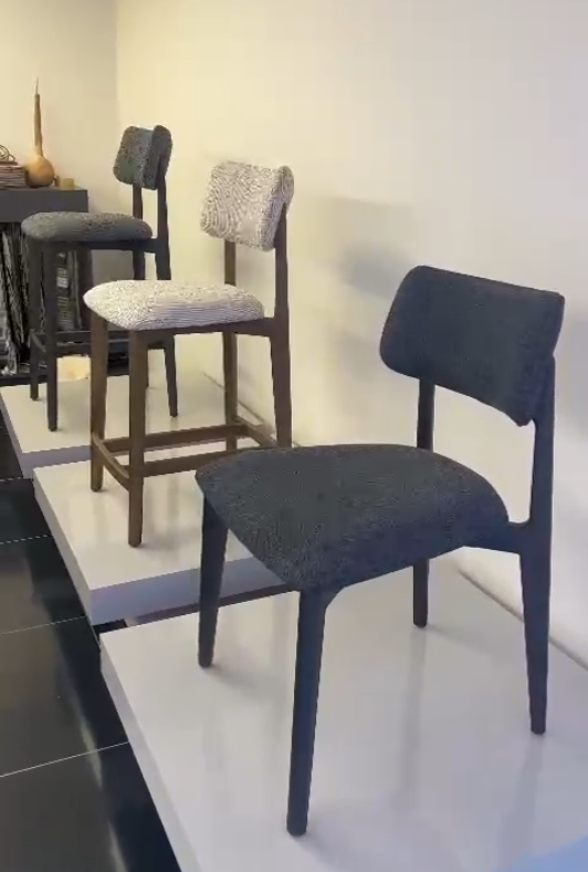 Бар стол «Estia» с тапицерия, 50+ вида дамаски