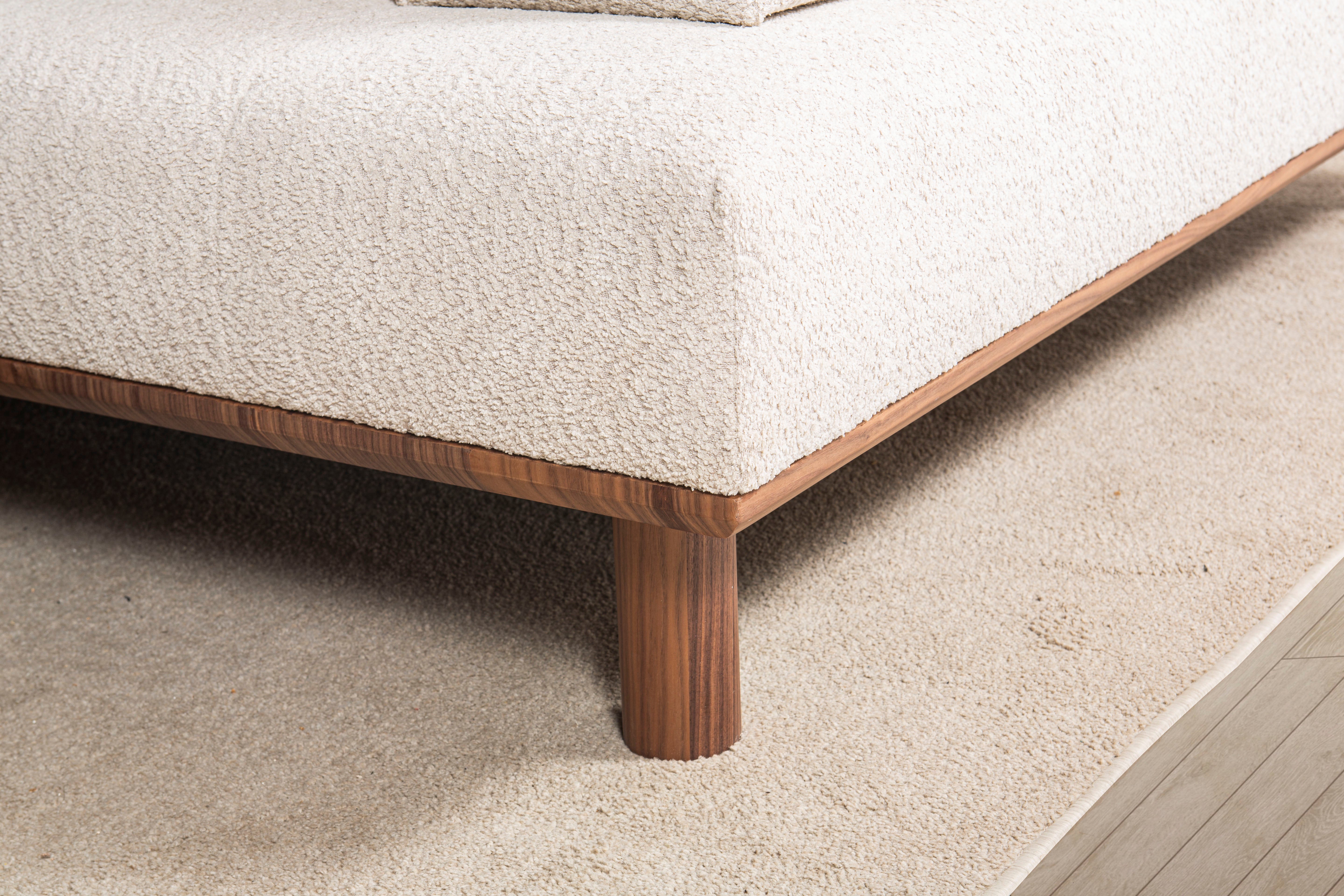 Модулен диван «Alacati» - 3 модула, лежанка, конзолна масичка