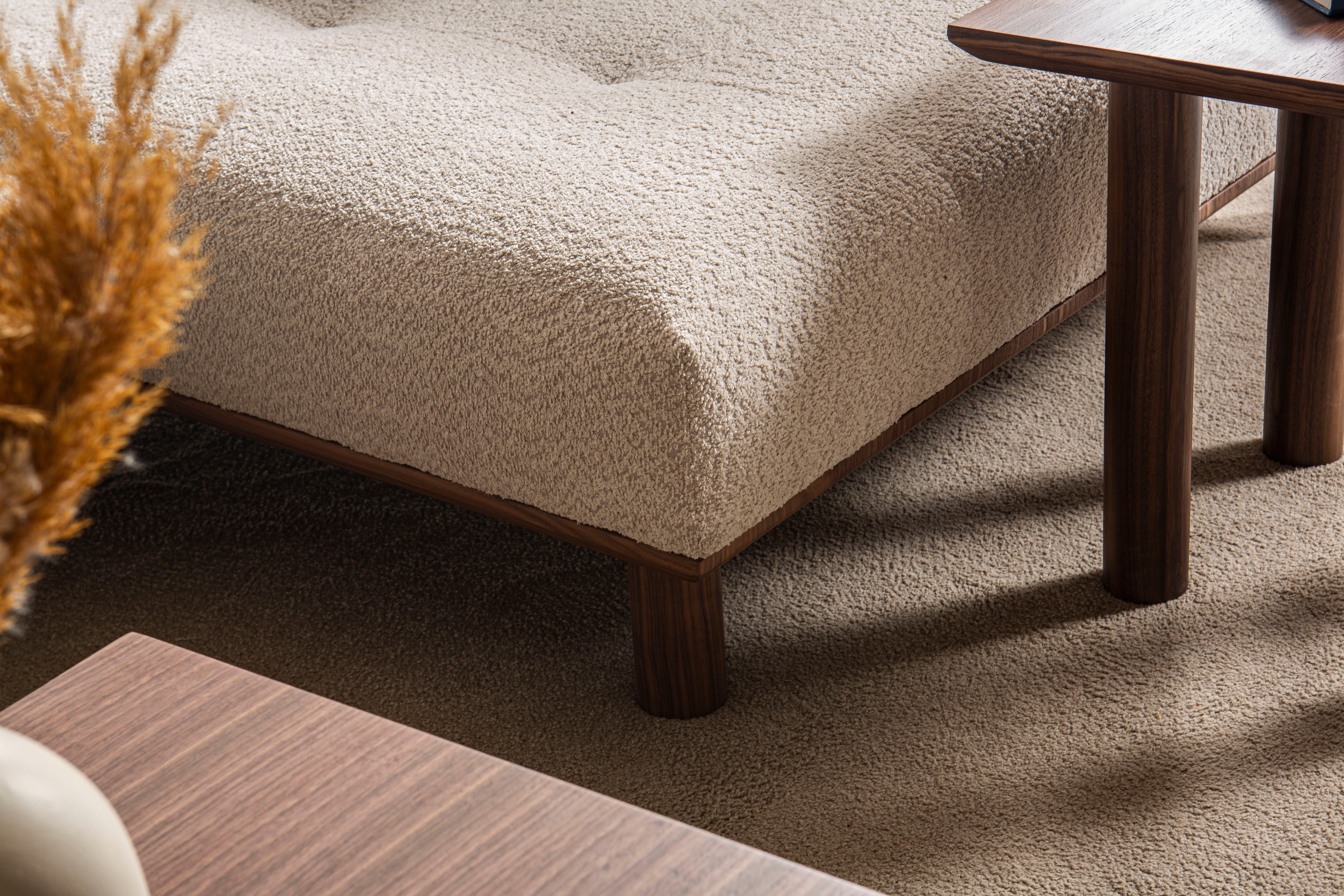 Модулен диван «Alacati» - 3 модула, лежанка, конзолна масичка