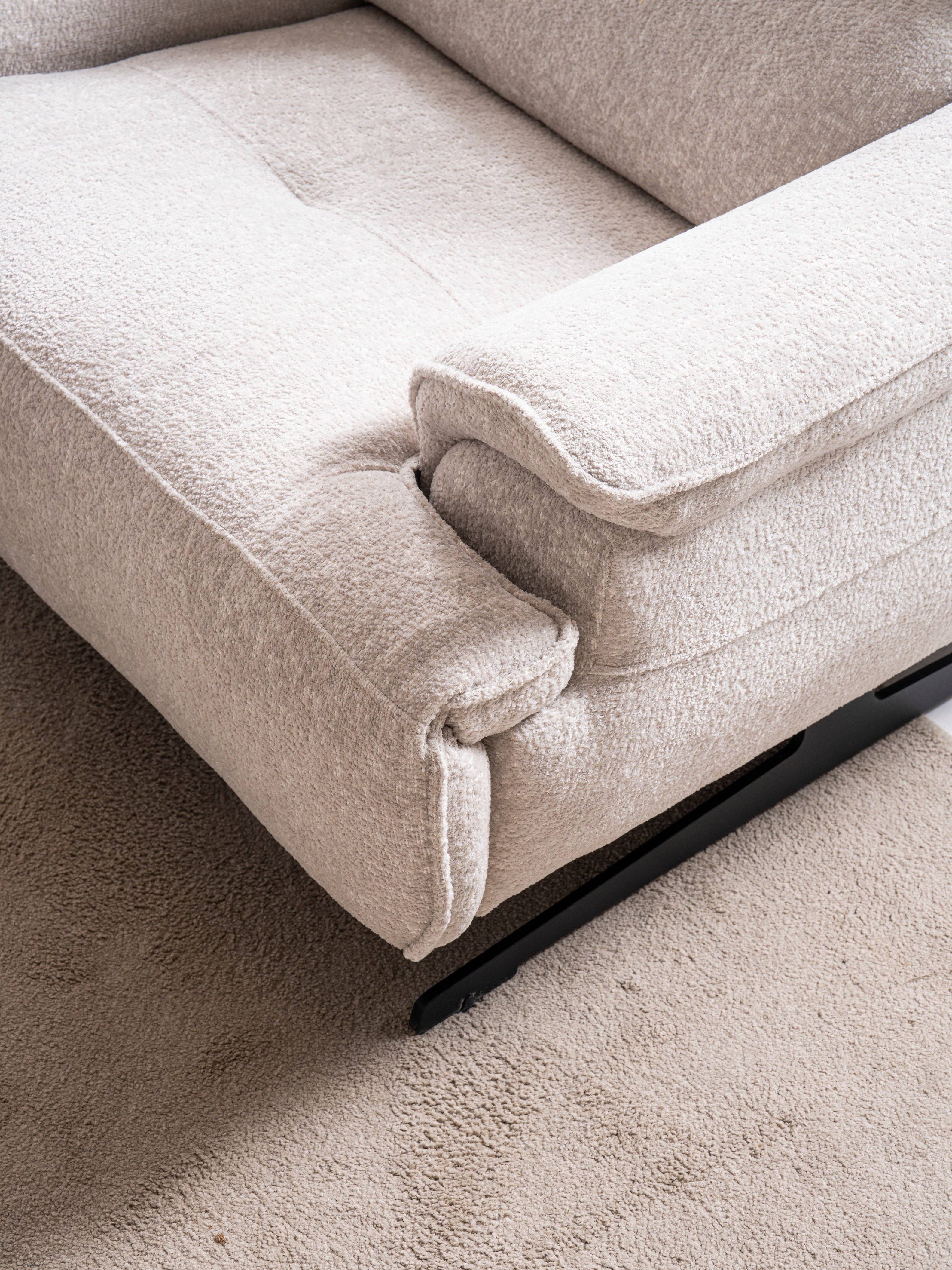 Кресло «Perge» с електрически релакс механизъм, USB зарядна станция