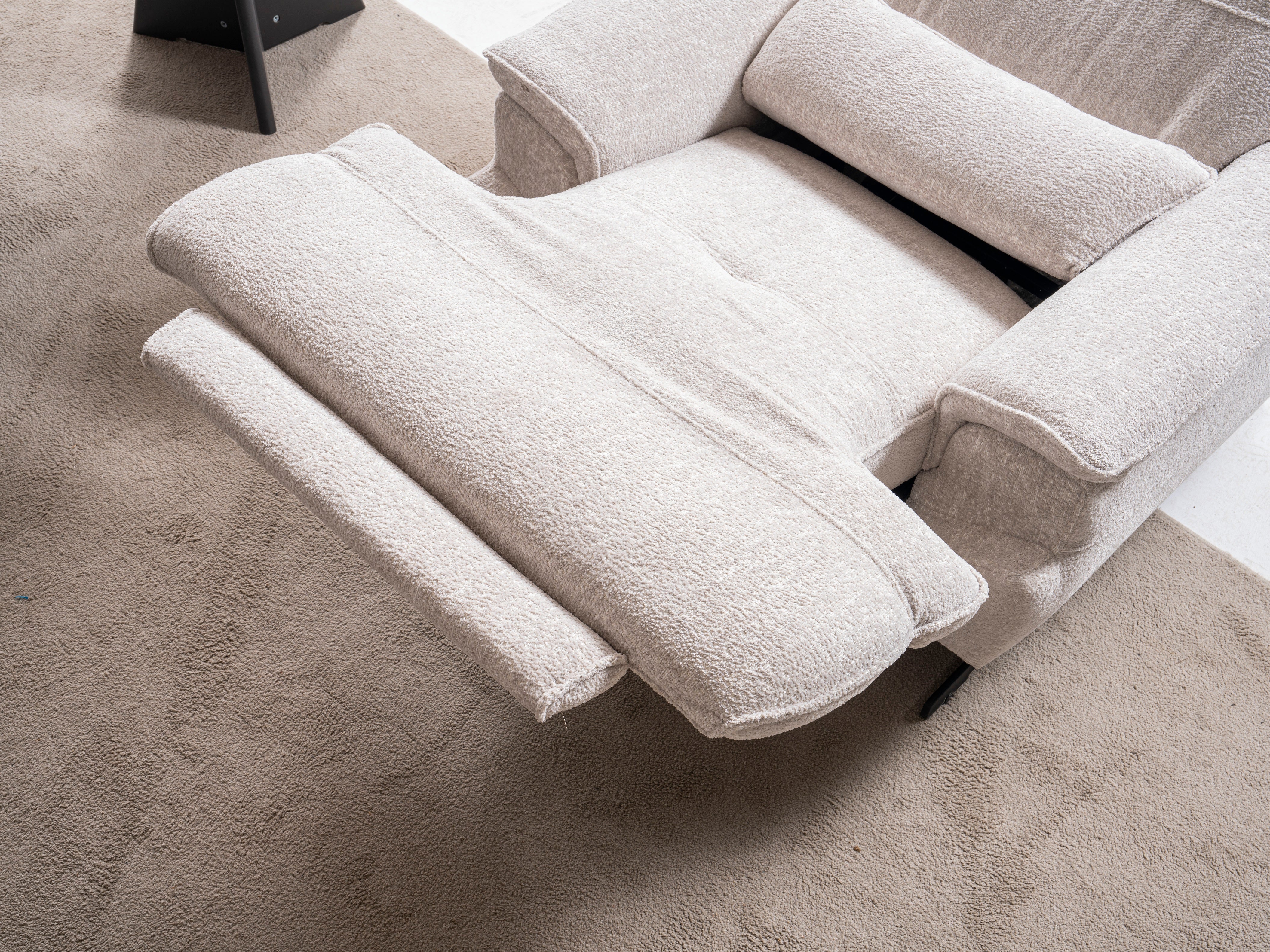 Кресло «Perge» с електрически релакс механизъм, USB зарядна станция