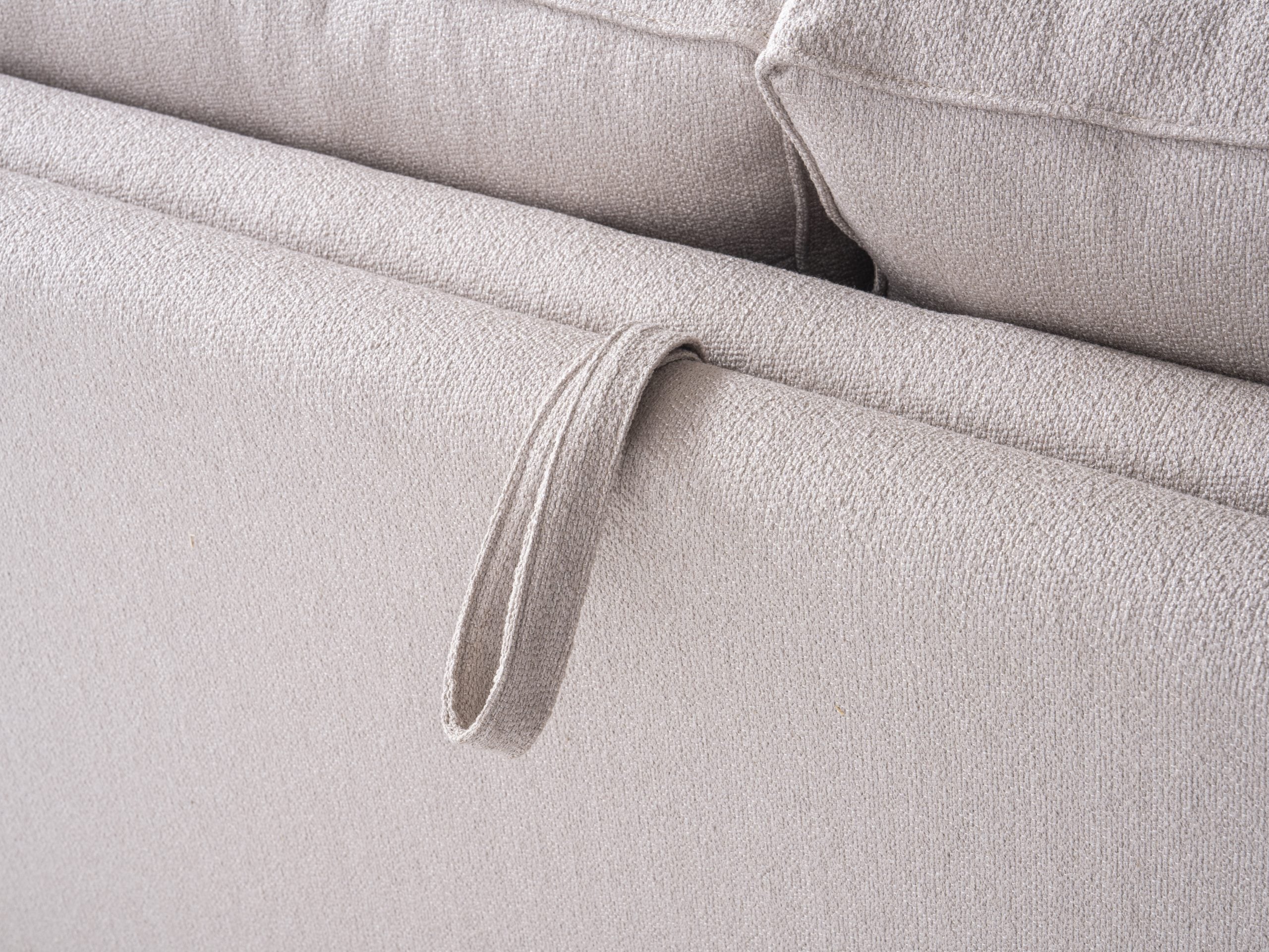 Триместен разтегателен диван - легло «Rustik» + 2 декоративни възглавници, ширина 195см