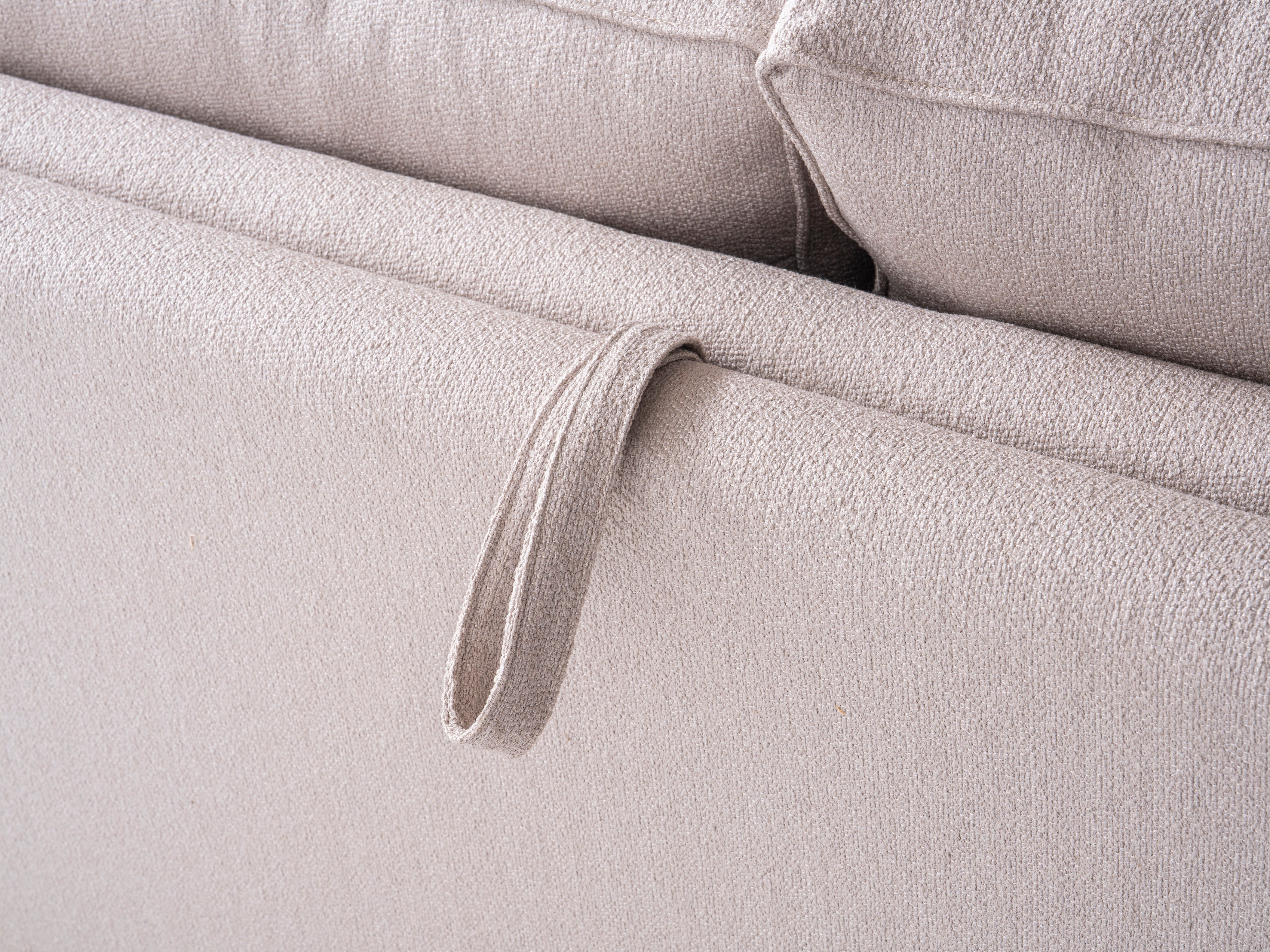 Триместен разтегателен диван - легло «Antik» + 2 декоративни възглавници, ширина 195см