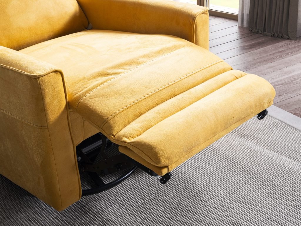 Кресло «Girit» с електрически релакс механизъм, USB зарядна станция