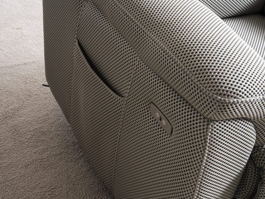 Кресло «Arsiyan» с електрически релакс механизъм, USB зарядна станция