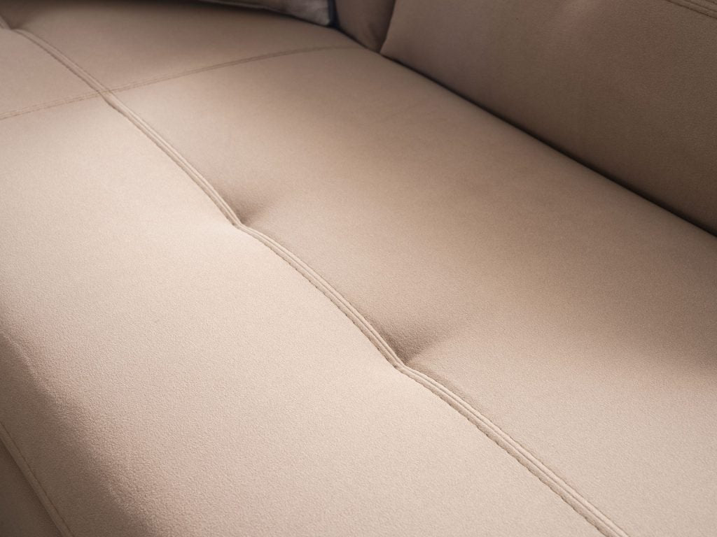 Ъглов разтегателен диван «Gizem Lounge» + електрически механизъм, USB зарядна станция, ширина 315см