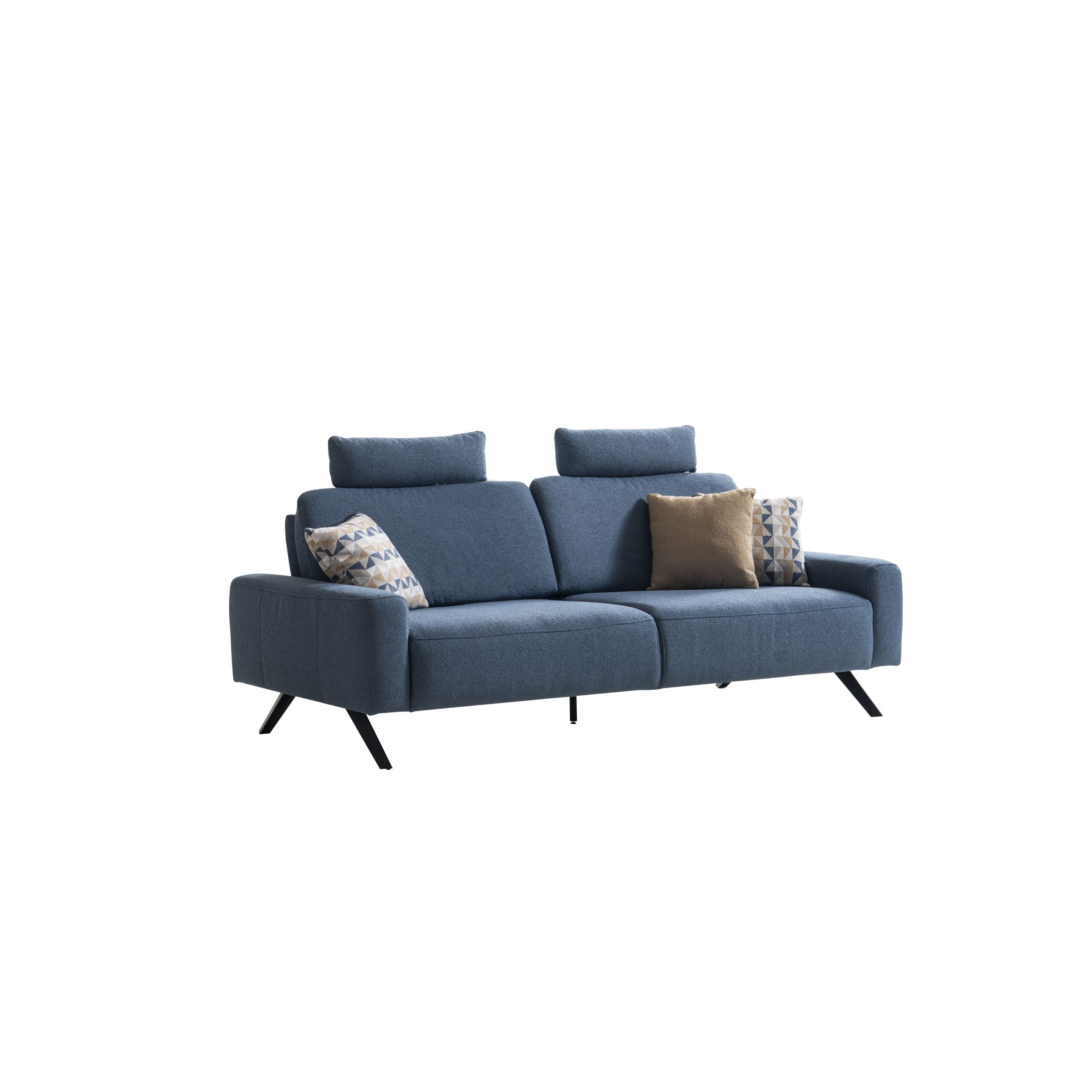 Двуместен диван «Gonyuk» + декоративни възглавници, ширина 195см