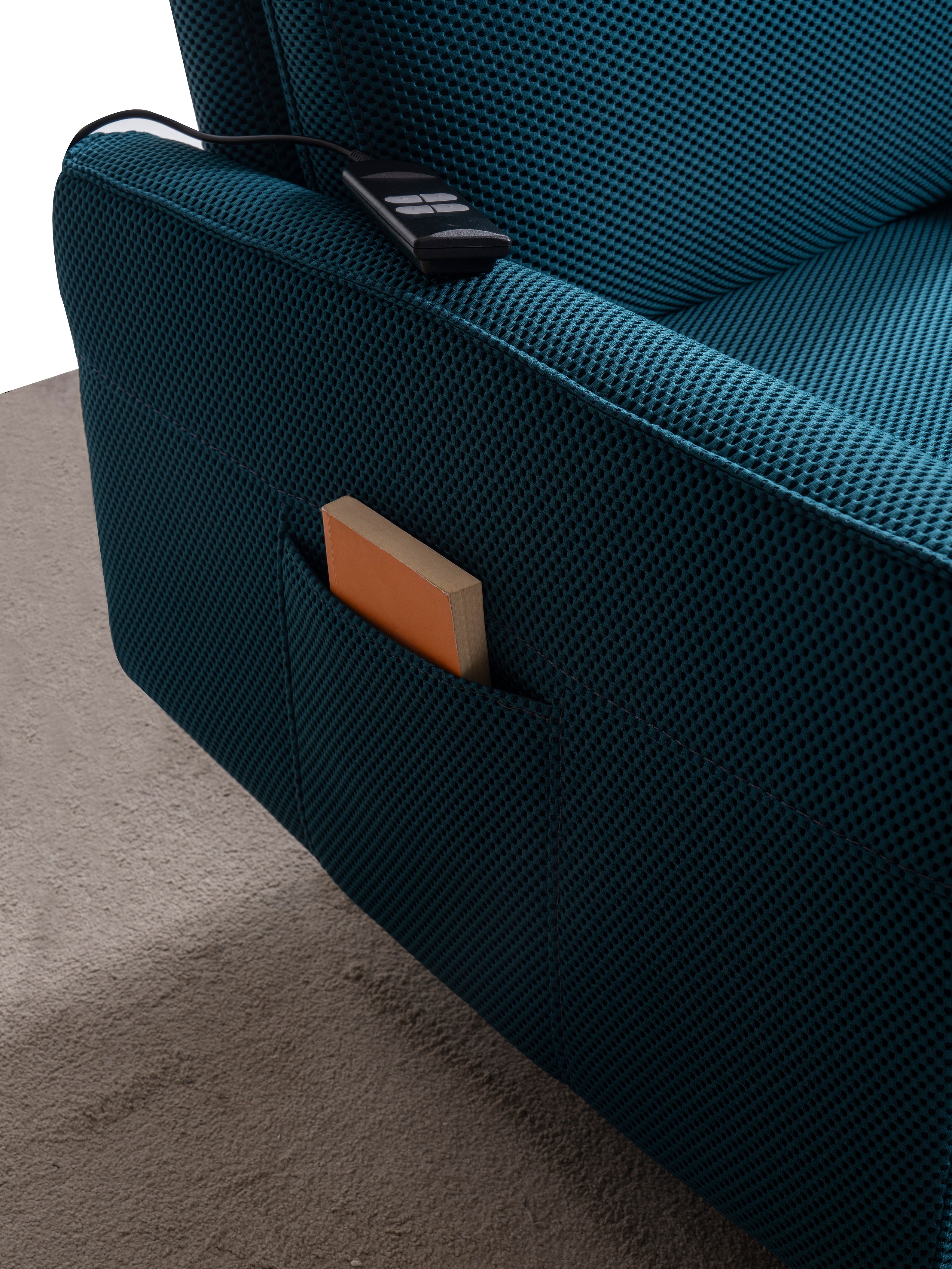 Кресло «Girit Medical» с електрически релакс механизъм, USB зарядна станция