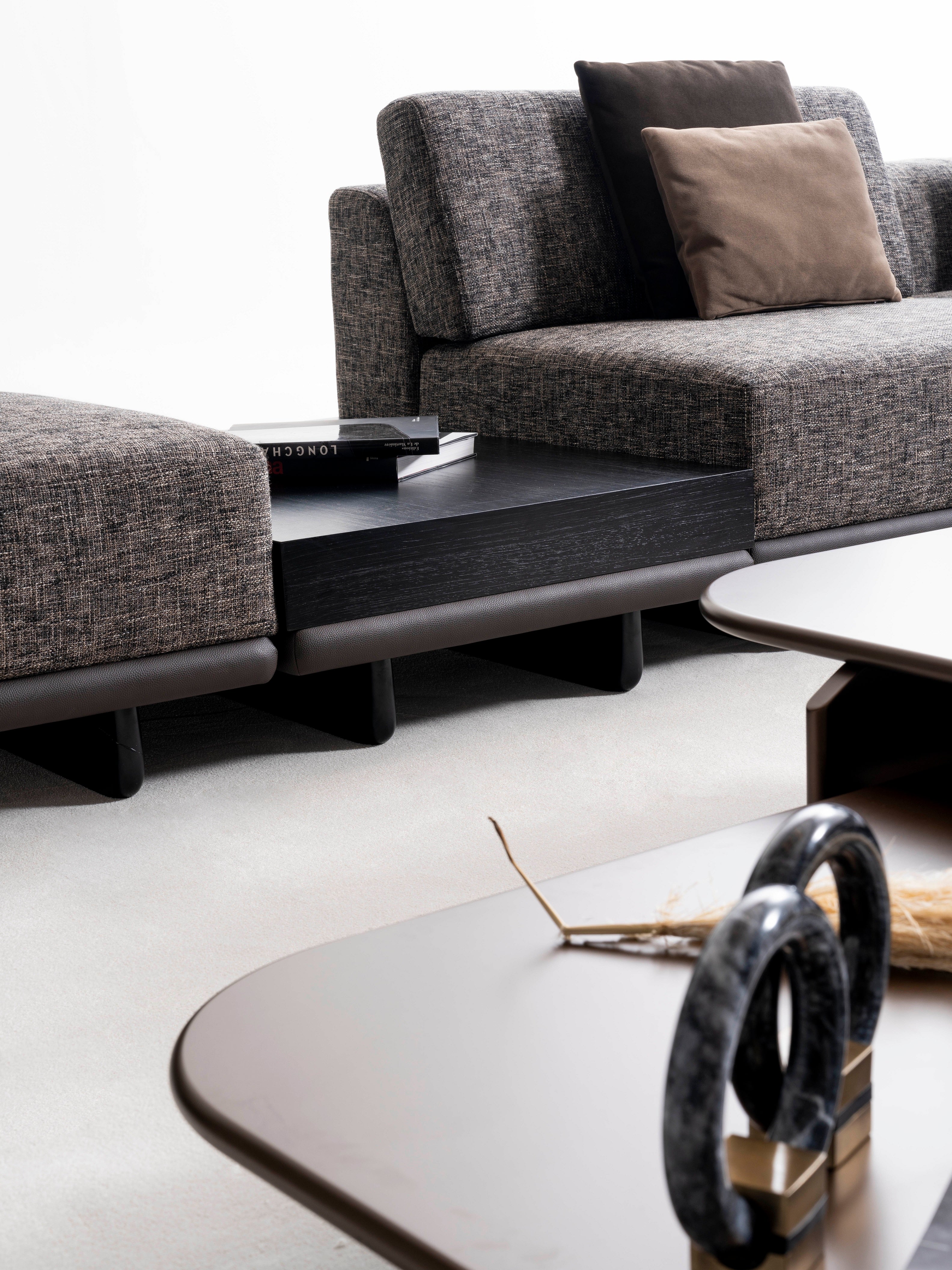 Модулен разтегателен диван «Exence» + конзолна масичка, лежанка