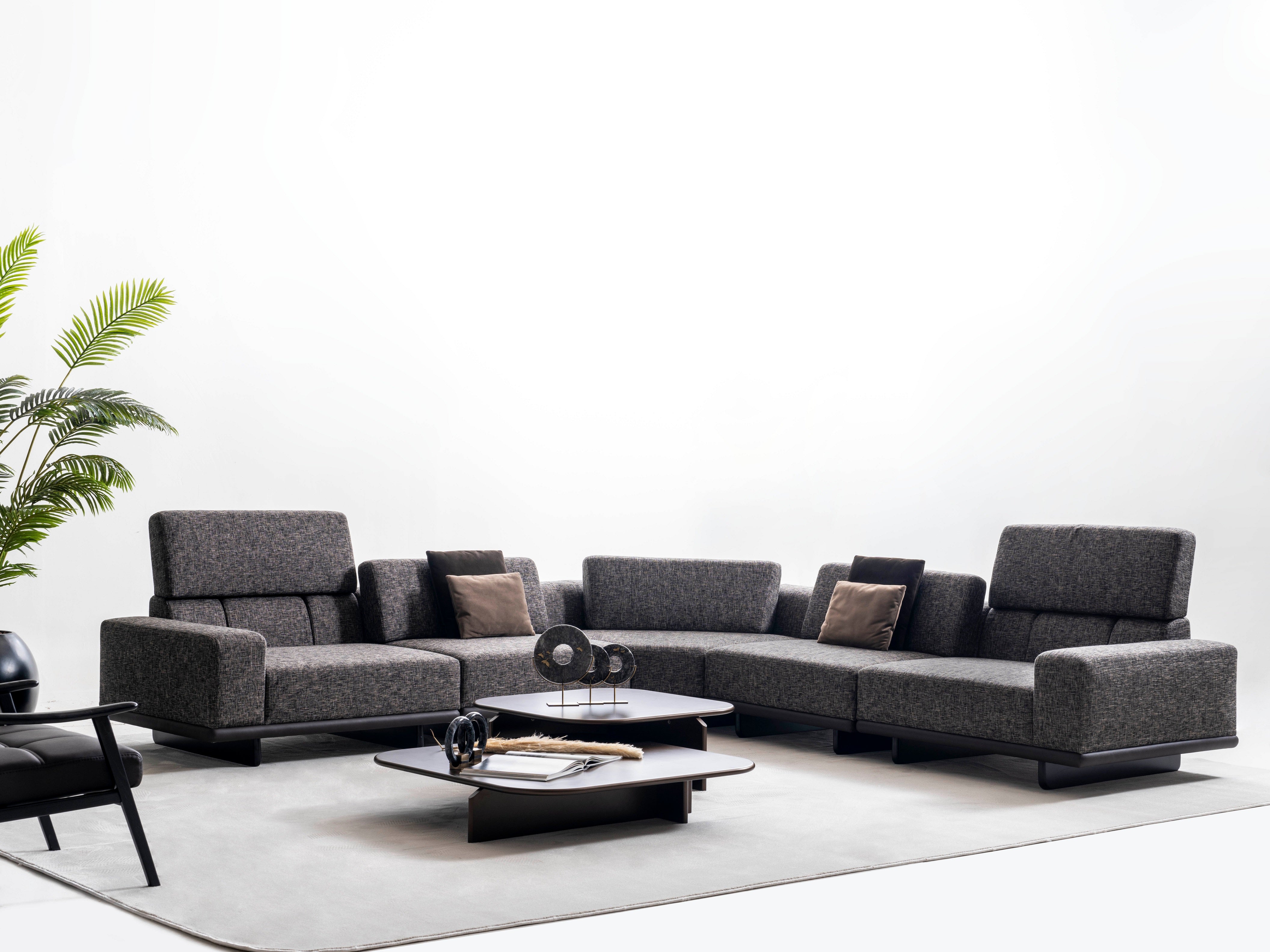 Модулен разтегателен диван «Exence» + конзолна масичка, лежанка