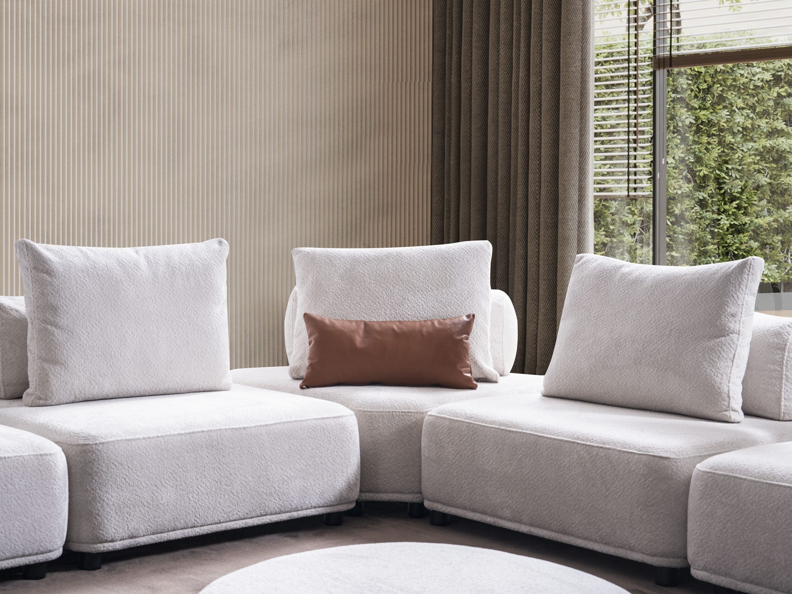 Модулен диван «Tiflis» + декоративни възглавници, 5 модула