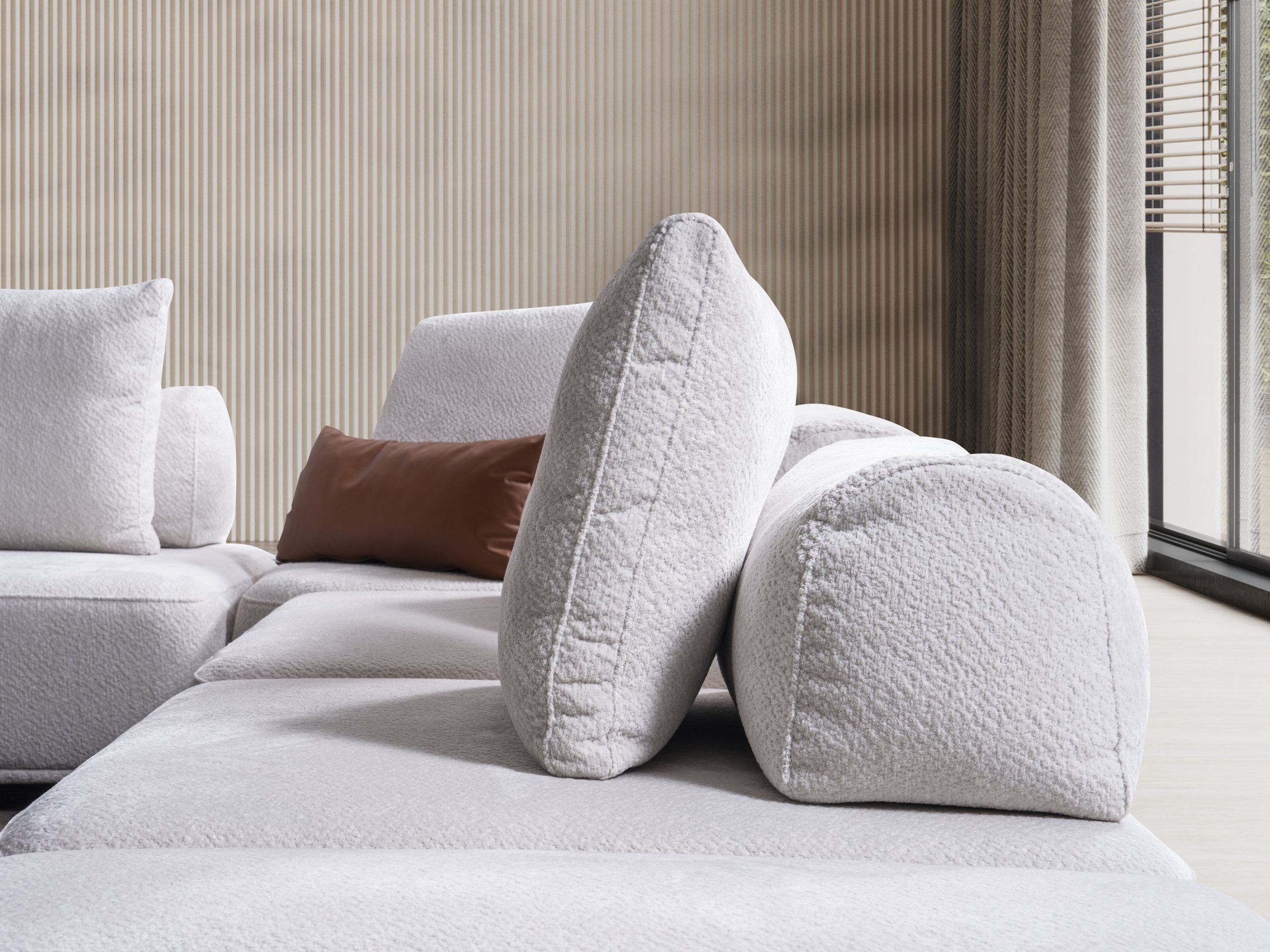 Модулен диван «Tiflis» + декоративни възглавници, 5 модула