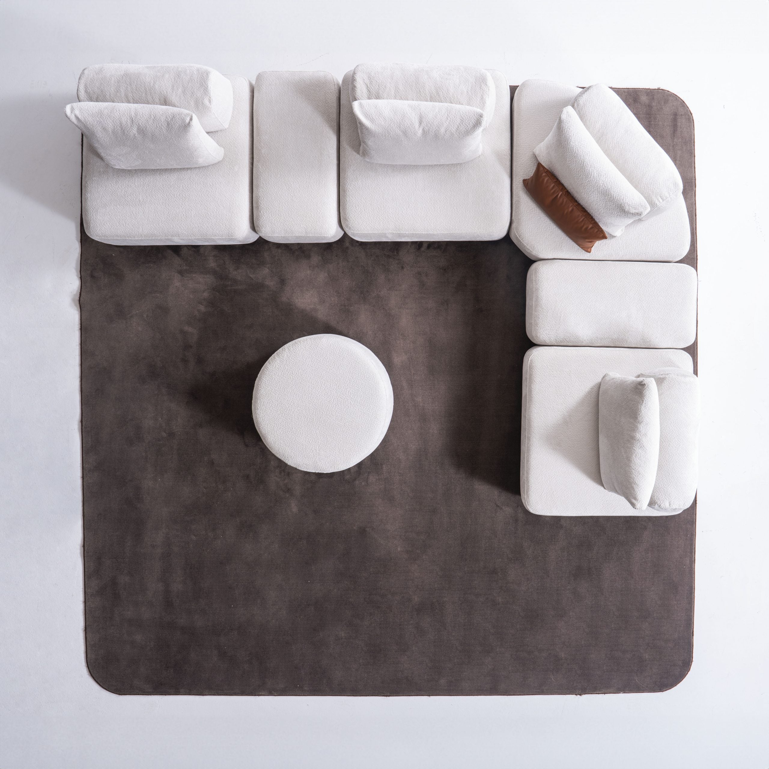 Модулен диван «Tiflis» + декоративни възглавници, 5 модула