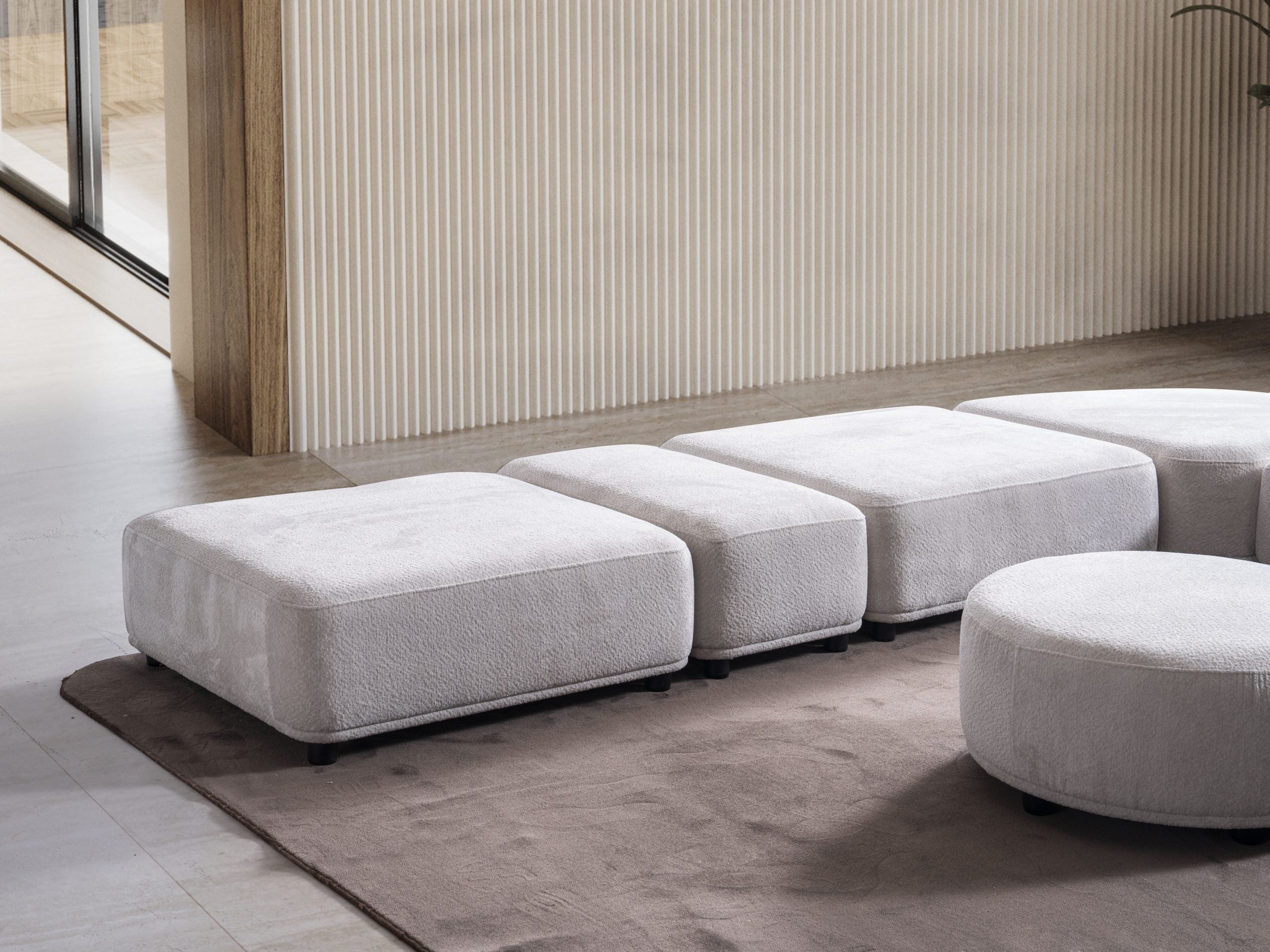 Модулен диван «Tiflis» + декоративни възглавници, 5 модула