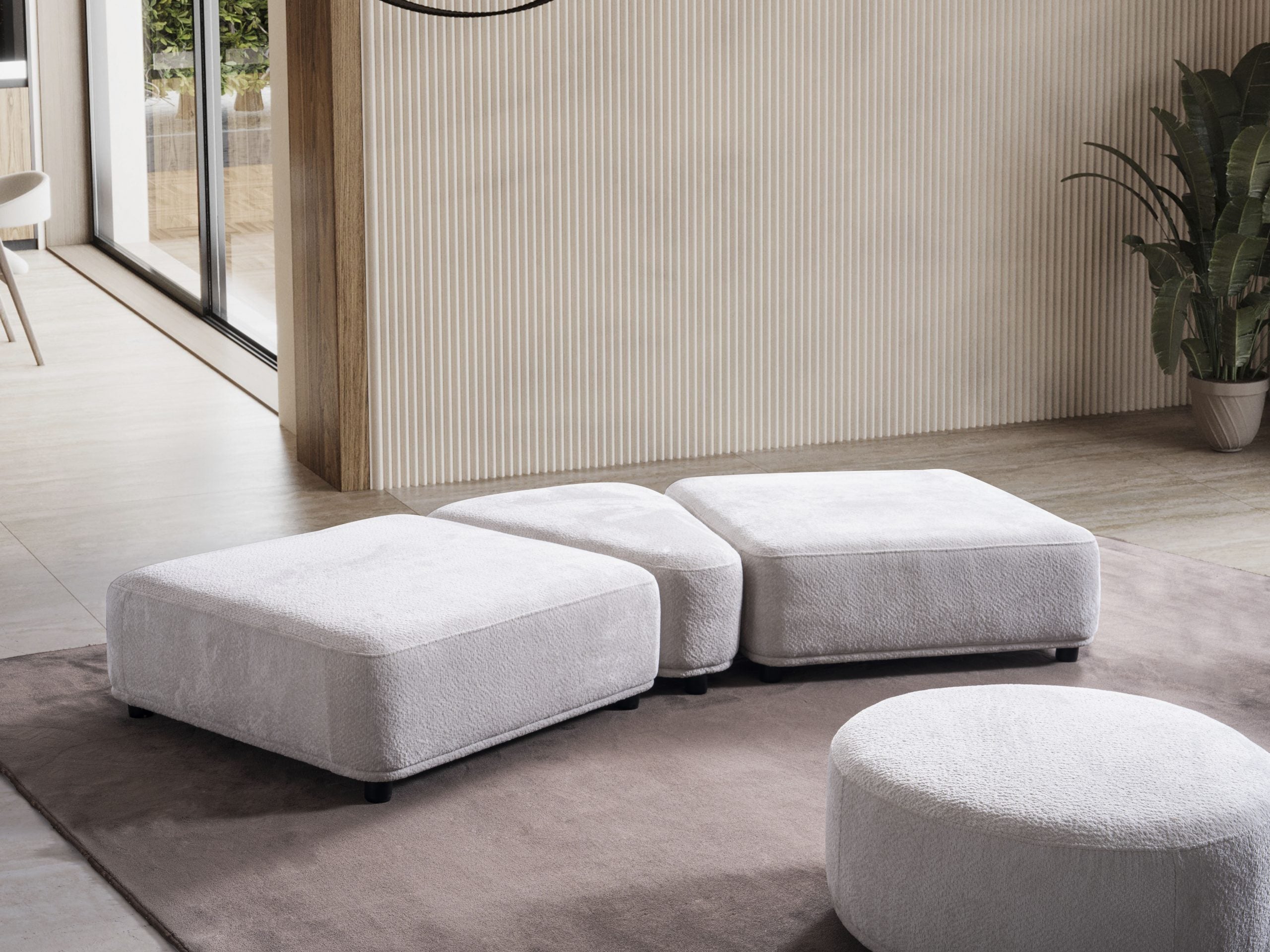 Модулен диван «Tiflis» + декоративни възглавници, 5 модула