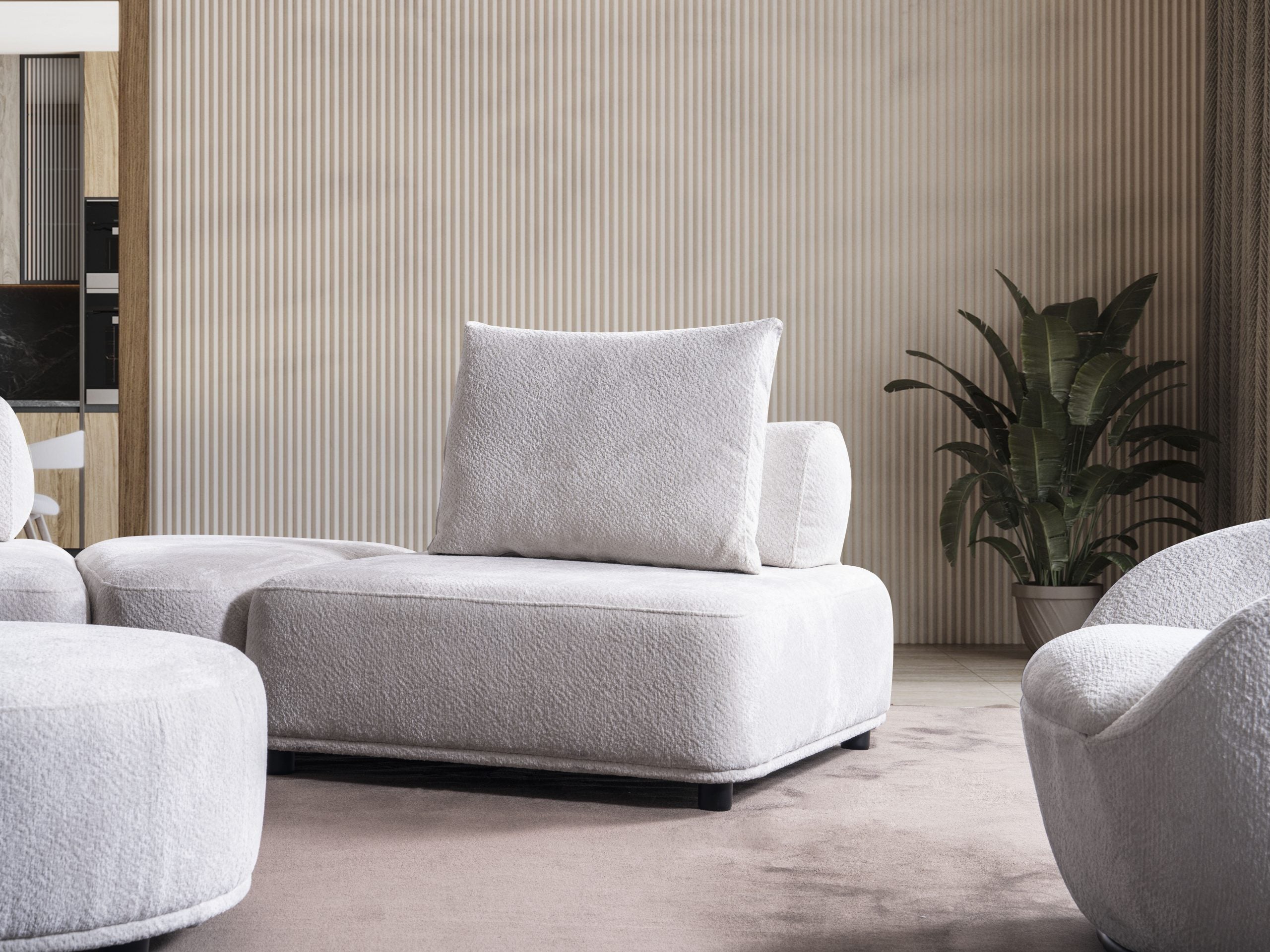 Модулен диван «Tiflis» + декоративни възглавници, 5 модула