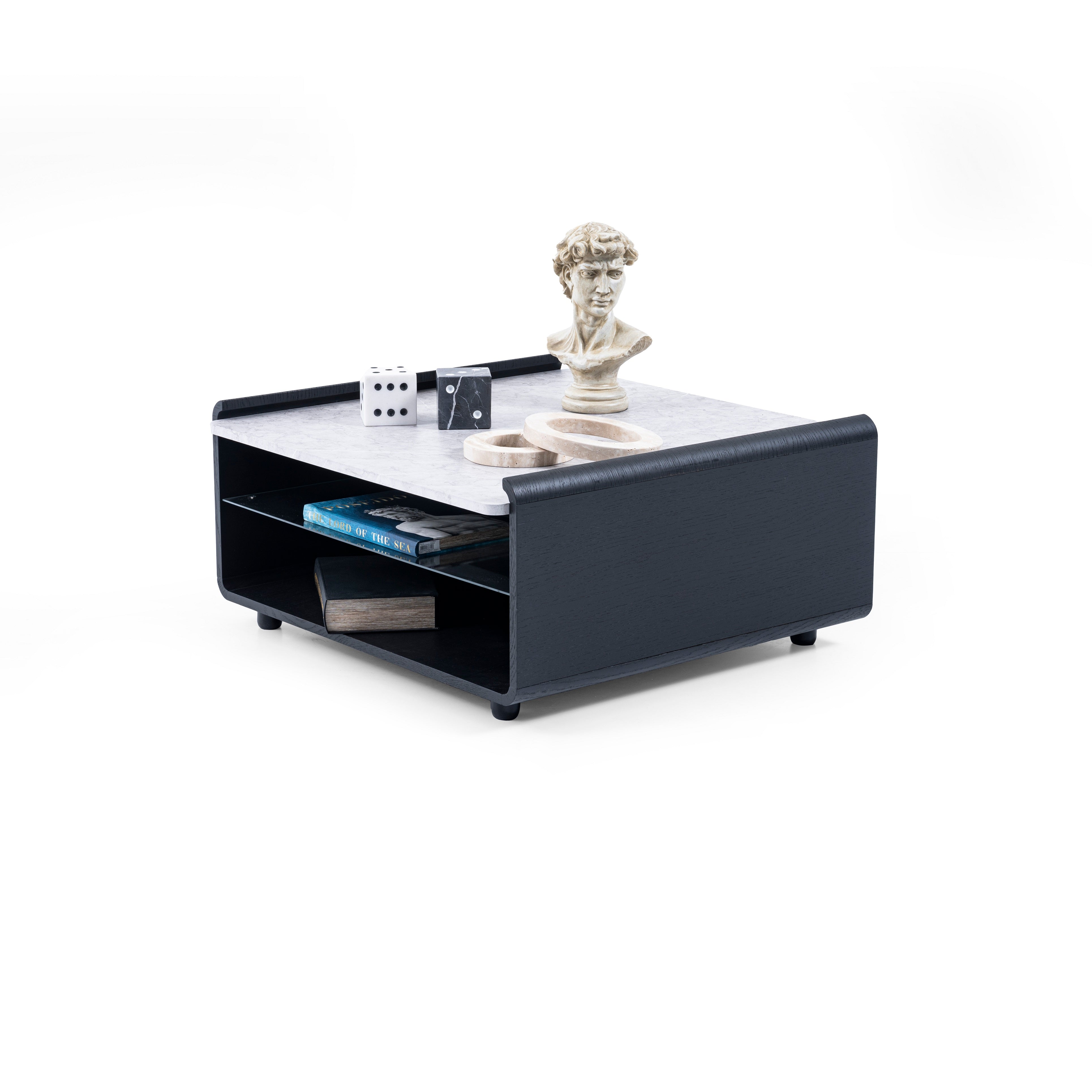 Холна маса «Bahar» с керамичен плот, размер 83х45х83см