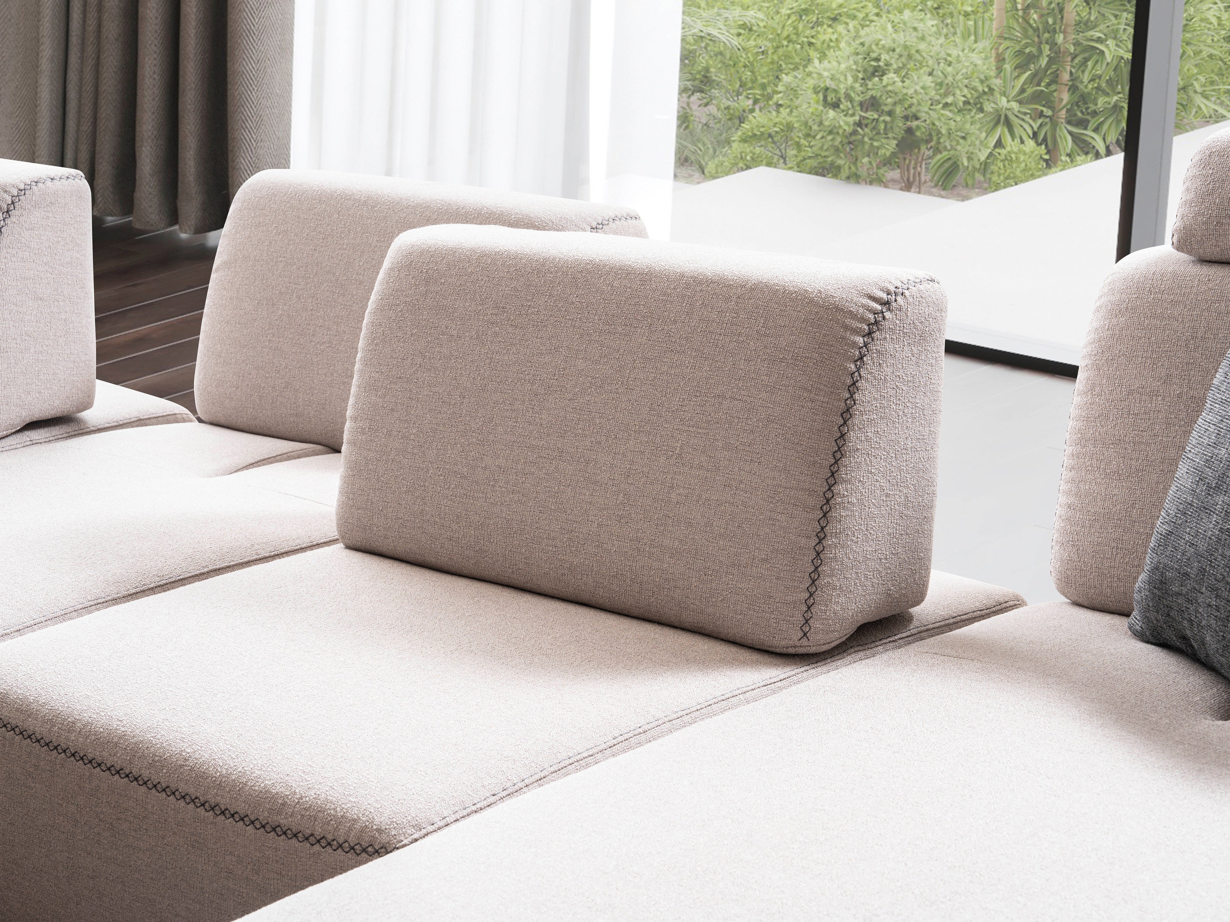 Модулен разтегателен диван «Leylak» + конзолна масичка, лежанка