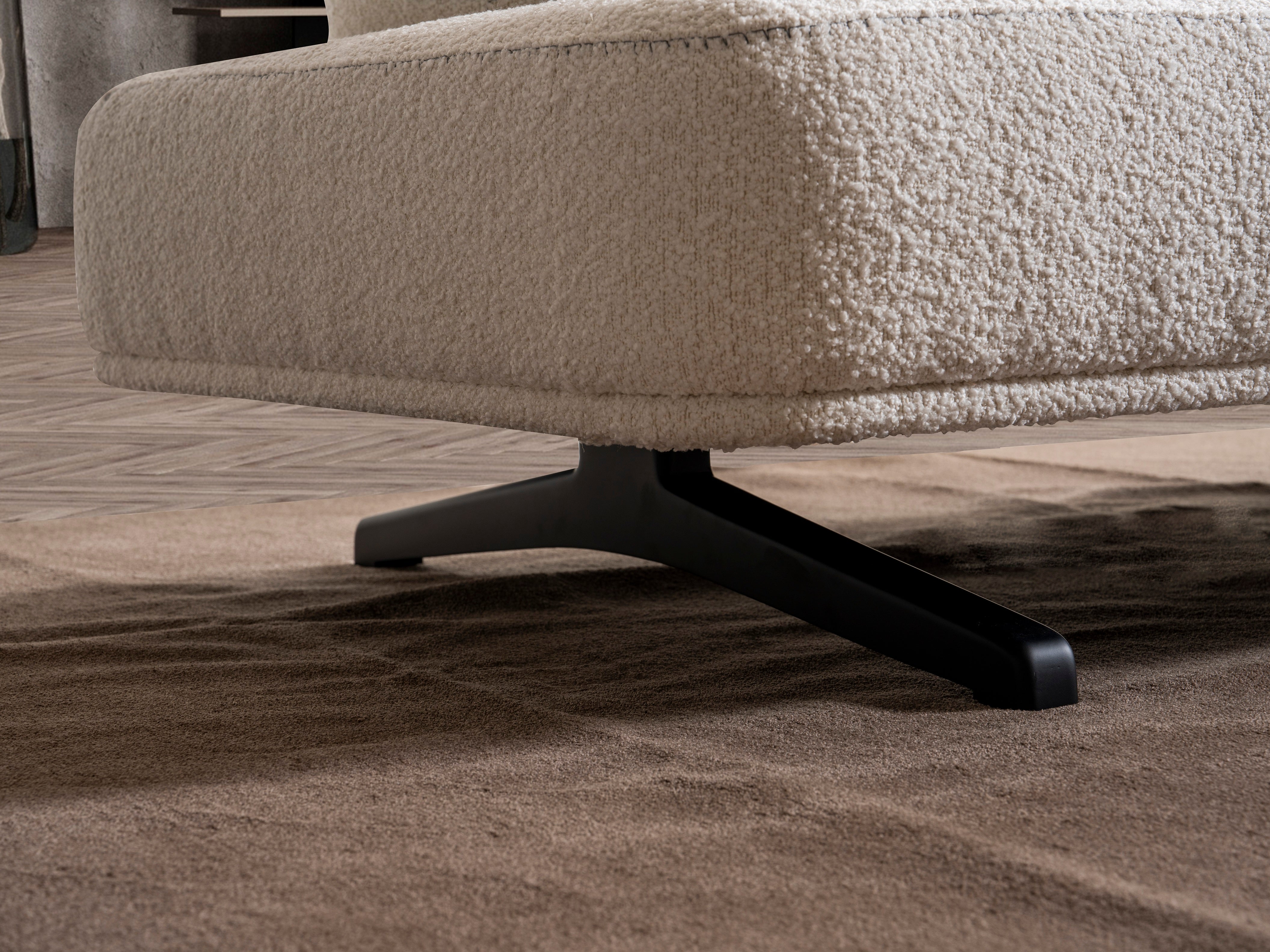 Ъглов диван - легло «Ruya» + четири декоративни възглавници, ширина 305см