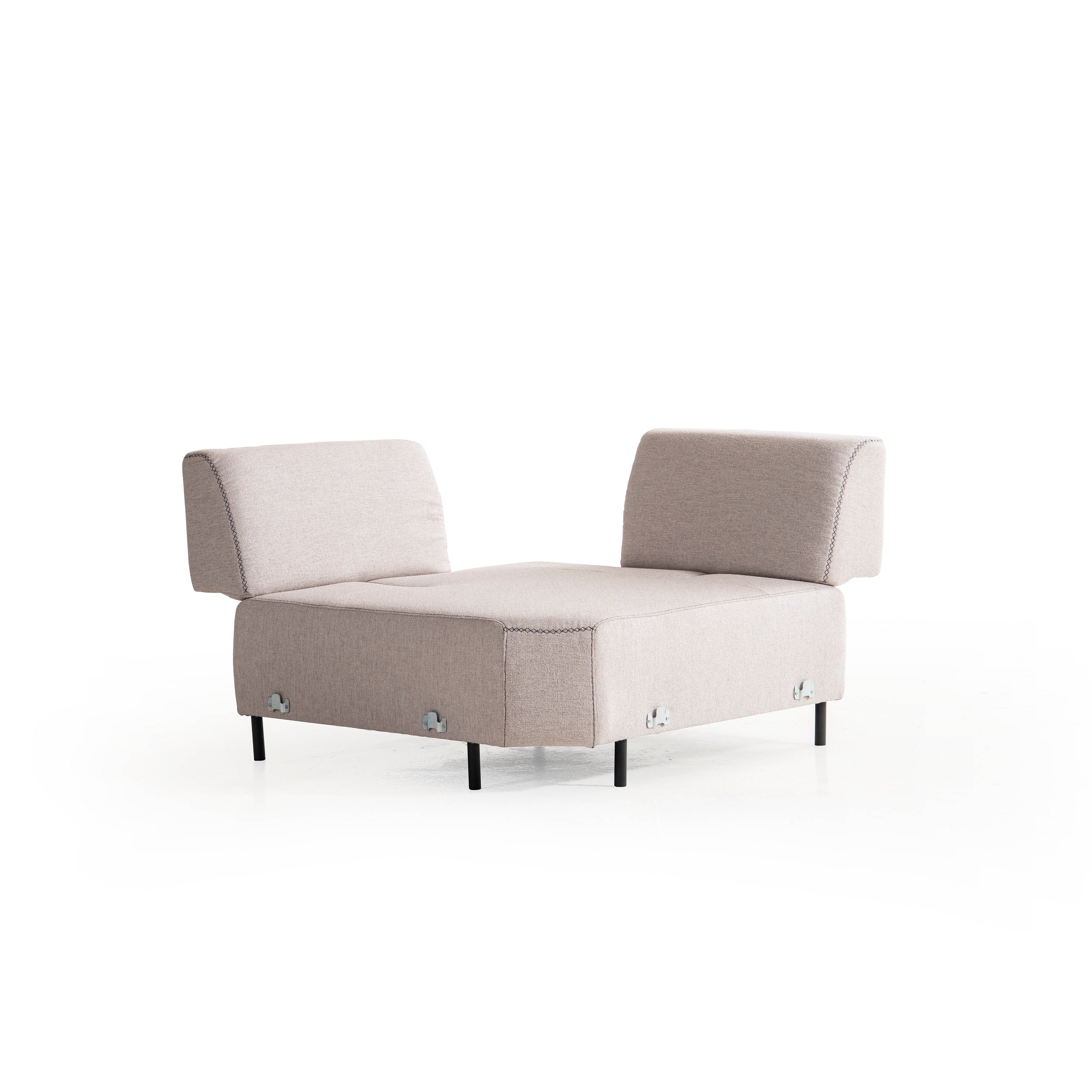 Модулен разтегателен диван «Leylak» + конзолна масичка, лежанка