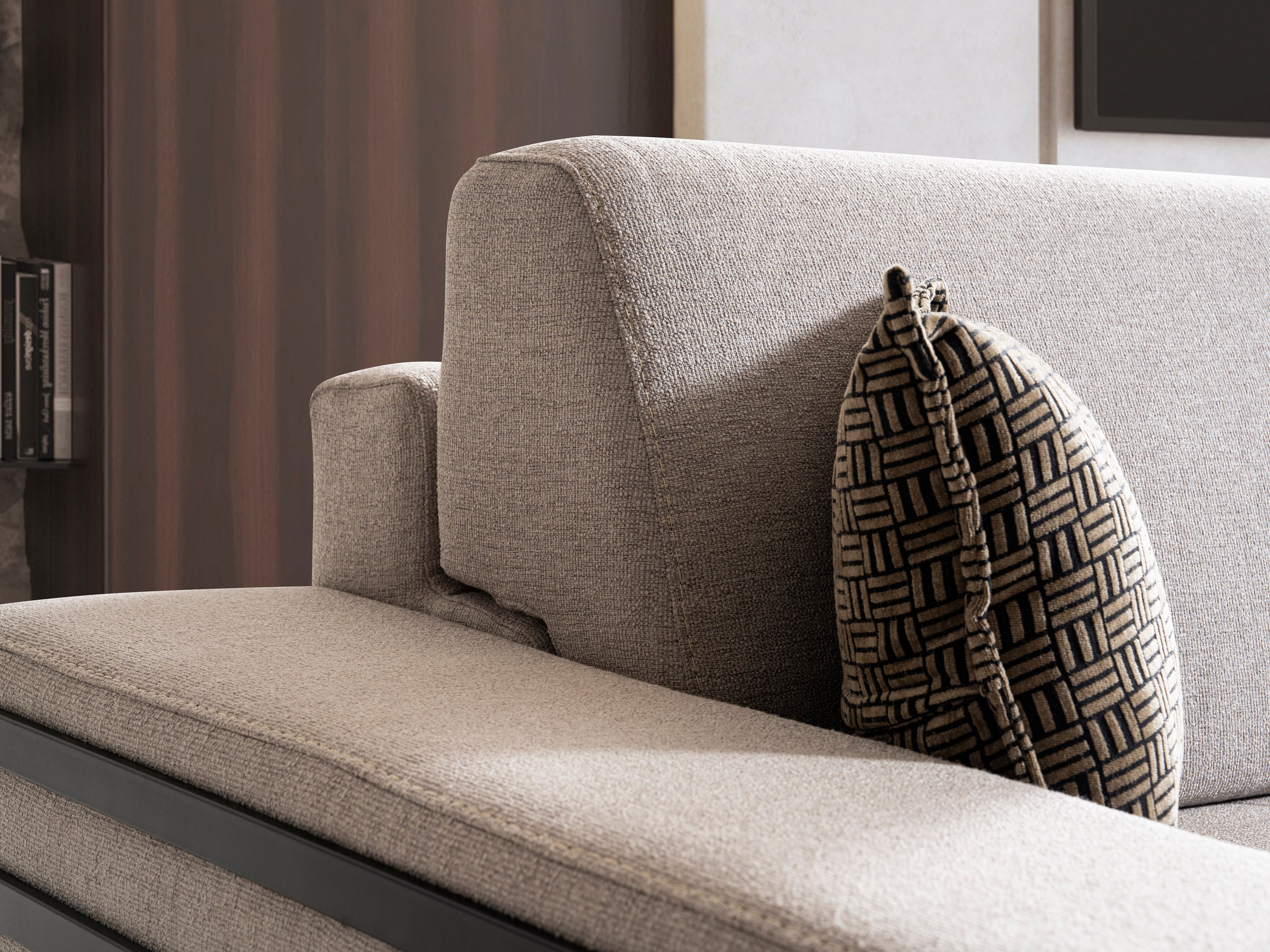 Модулен разтегателен диван «Selale» + електрически механизъм, USB зарядна станция