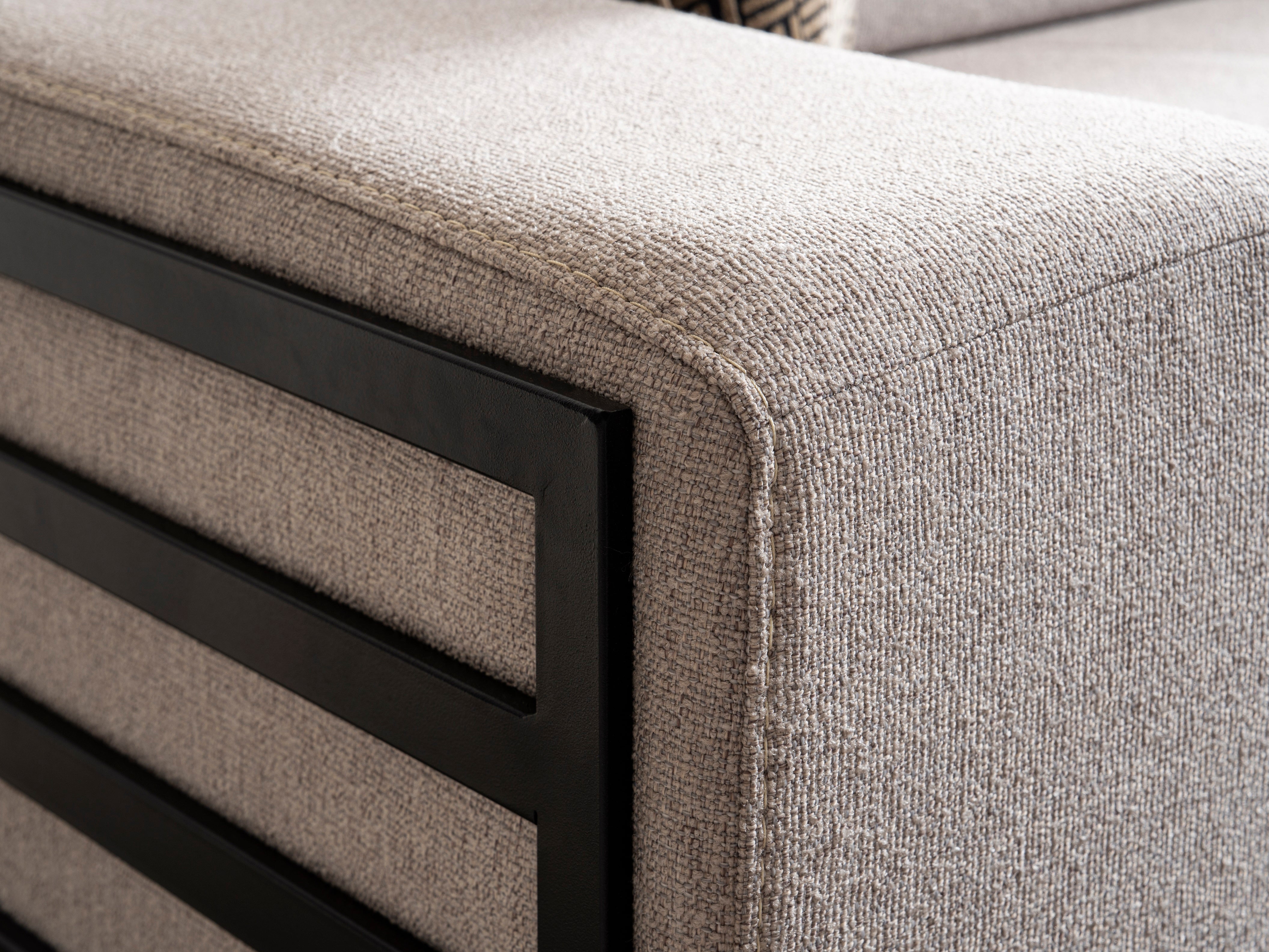 Модулен разтегателен диван «Selale» + електрически механизъм, USB зарядна станция