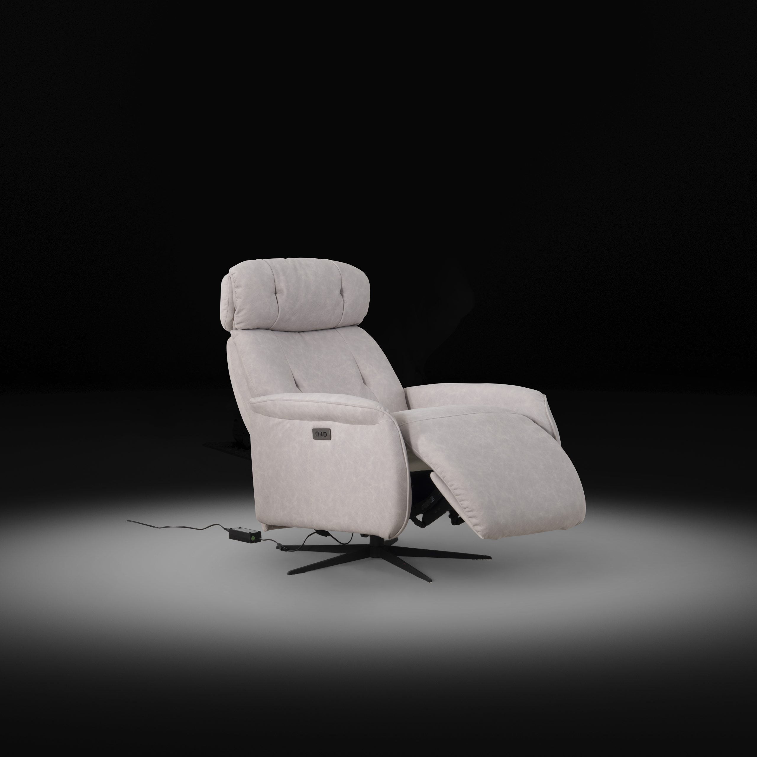 Кресло «Urla» - с електрически релакс механизъм, USB зарядна станция