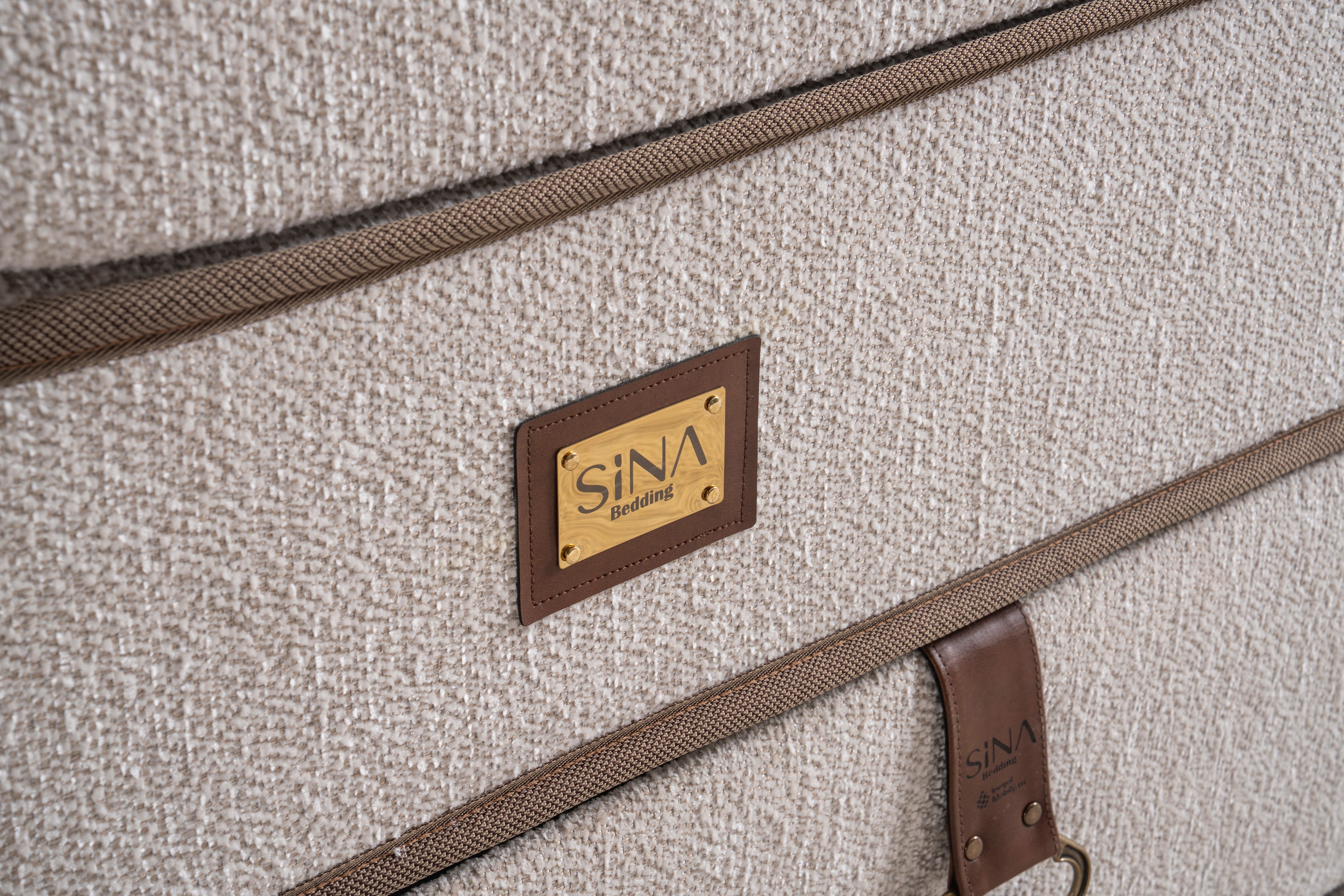 Тапицирано легло «Bohem» + Матрак и табла - с място за съхранение, повдигащ механизъм, система за безшумно затваряне