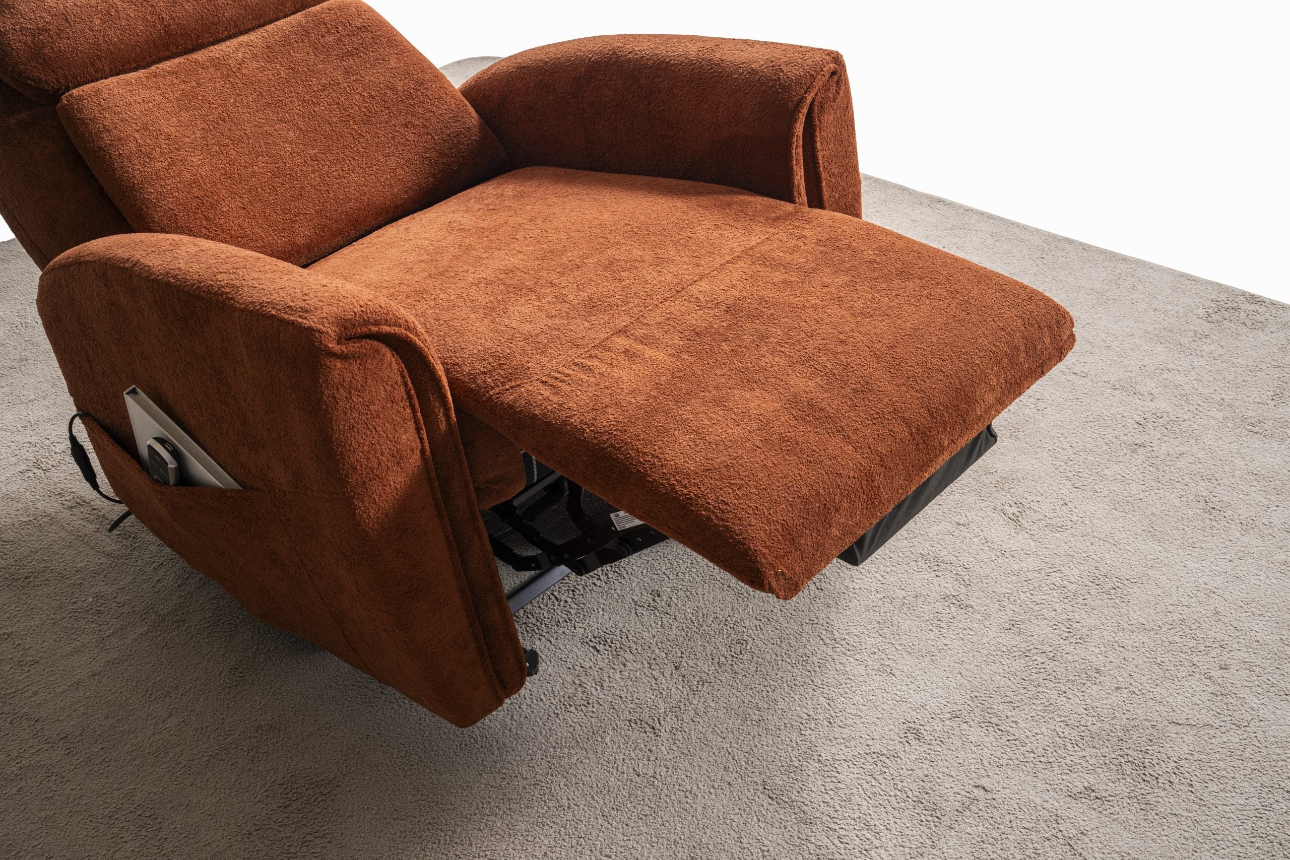 Кресло «Samos» - с електрически релакс механизъм, USB зарядна станция