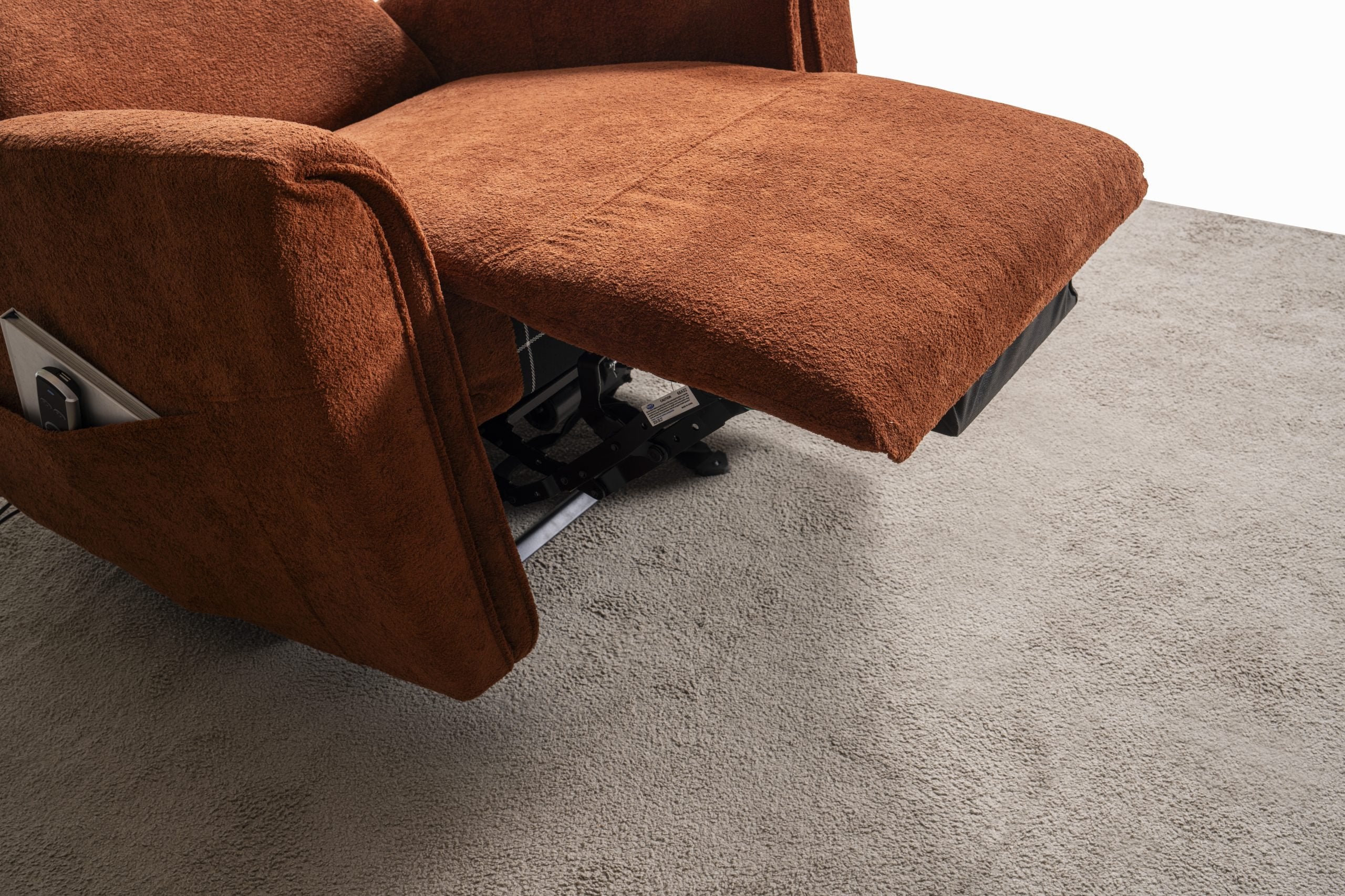 Кресло «Samos» - с електрически релакс механизъм, USB зарядна станция