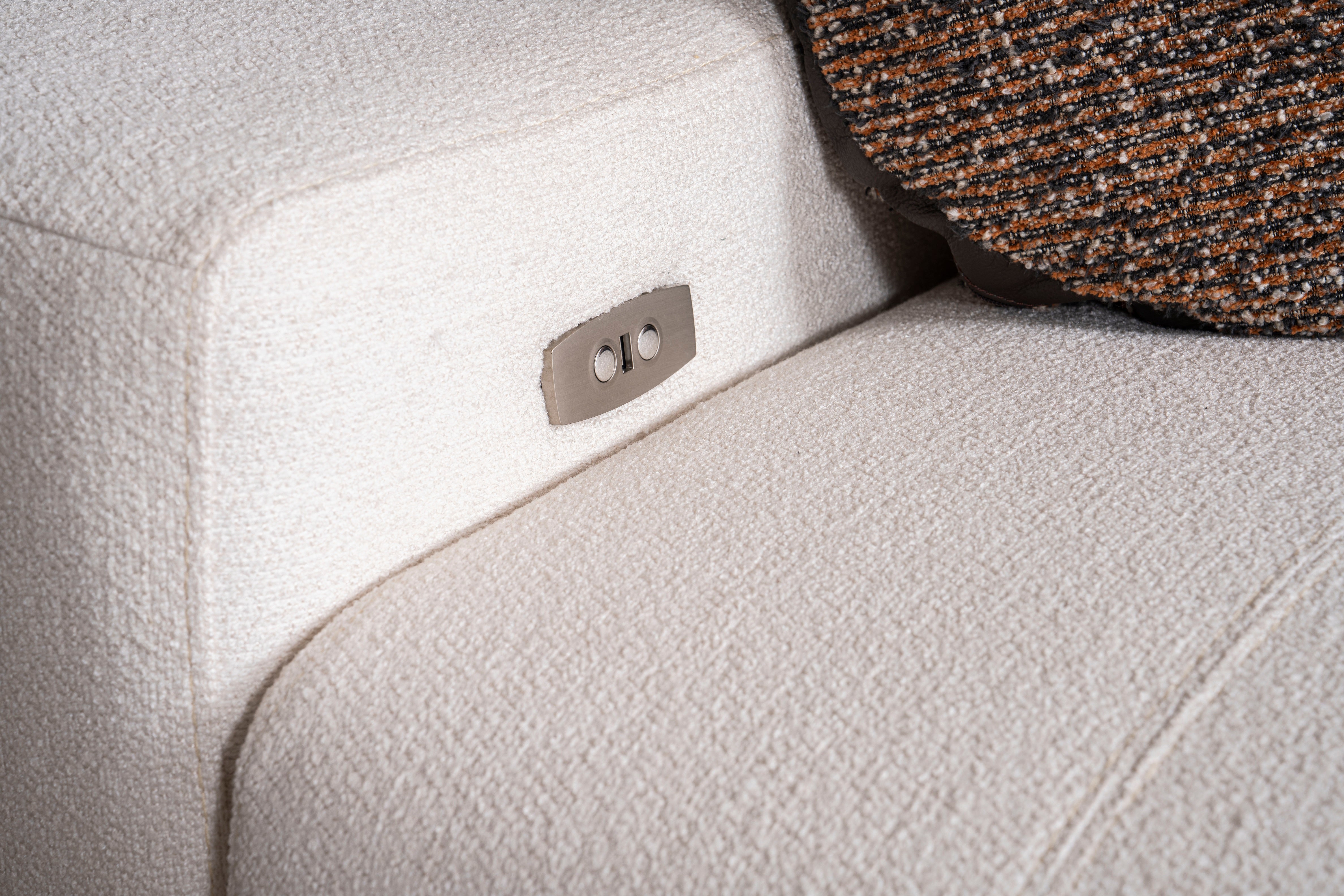 Модулен разтегателен диван «Selale» + електрически механизъм, USB зарядна станция