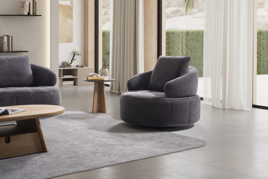 Триместен разтегателен диван «Boston» + 2 декоративни възглавници, ширина 230см