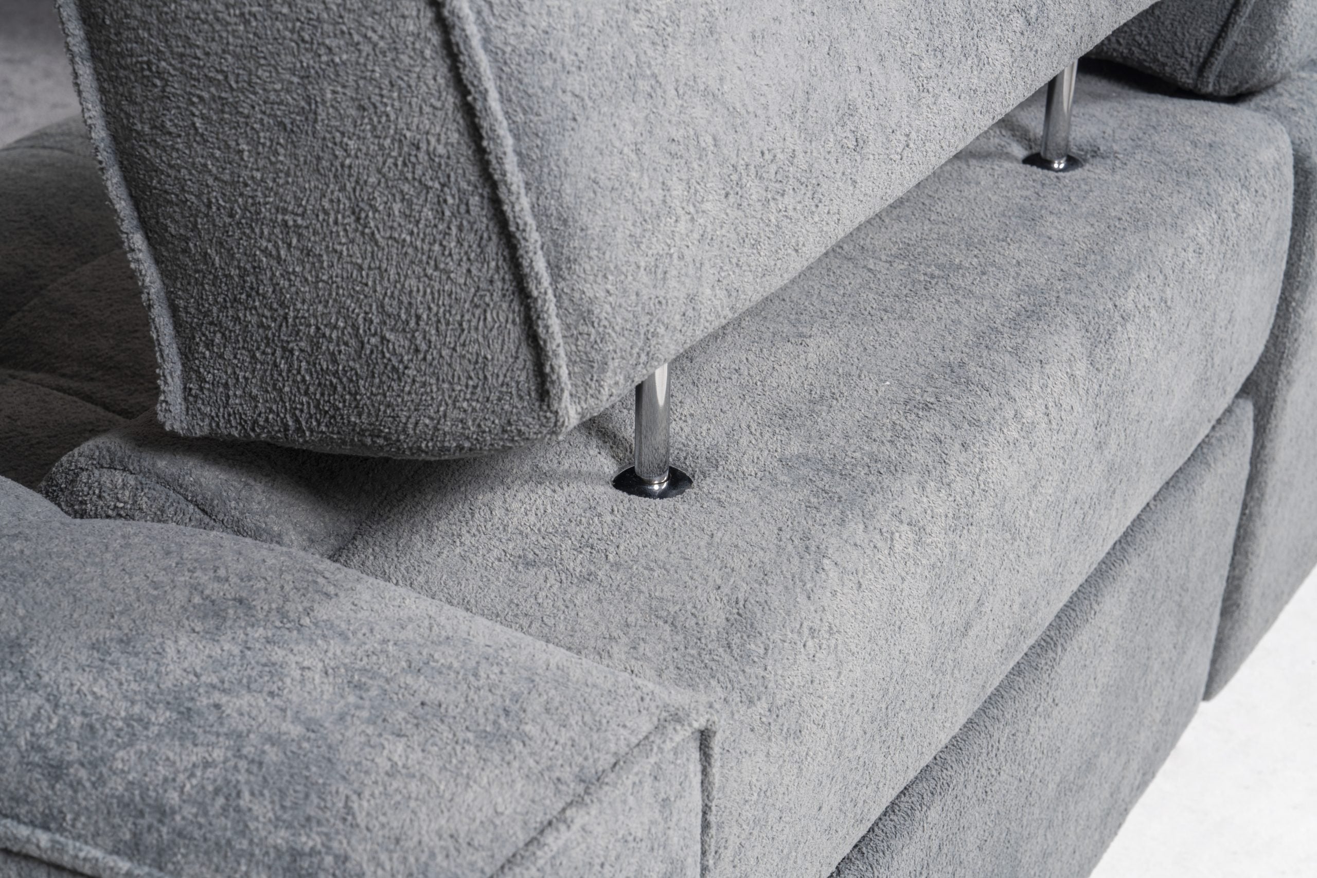 Модулен диван «Lara» + електрически механизъм, USB зарядна станция, конзолна масичка