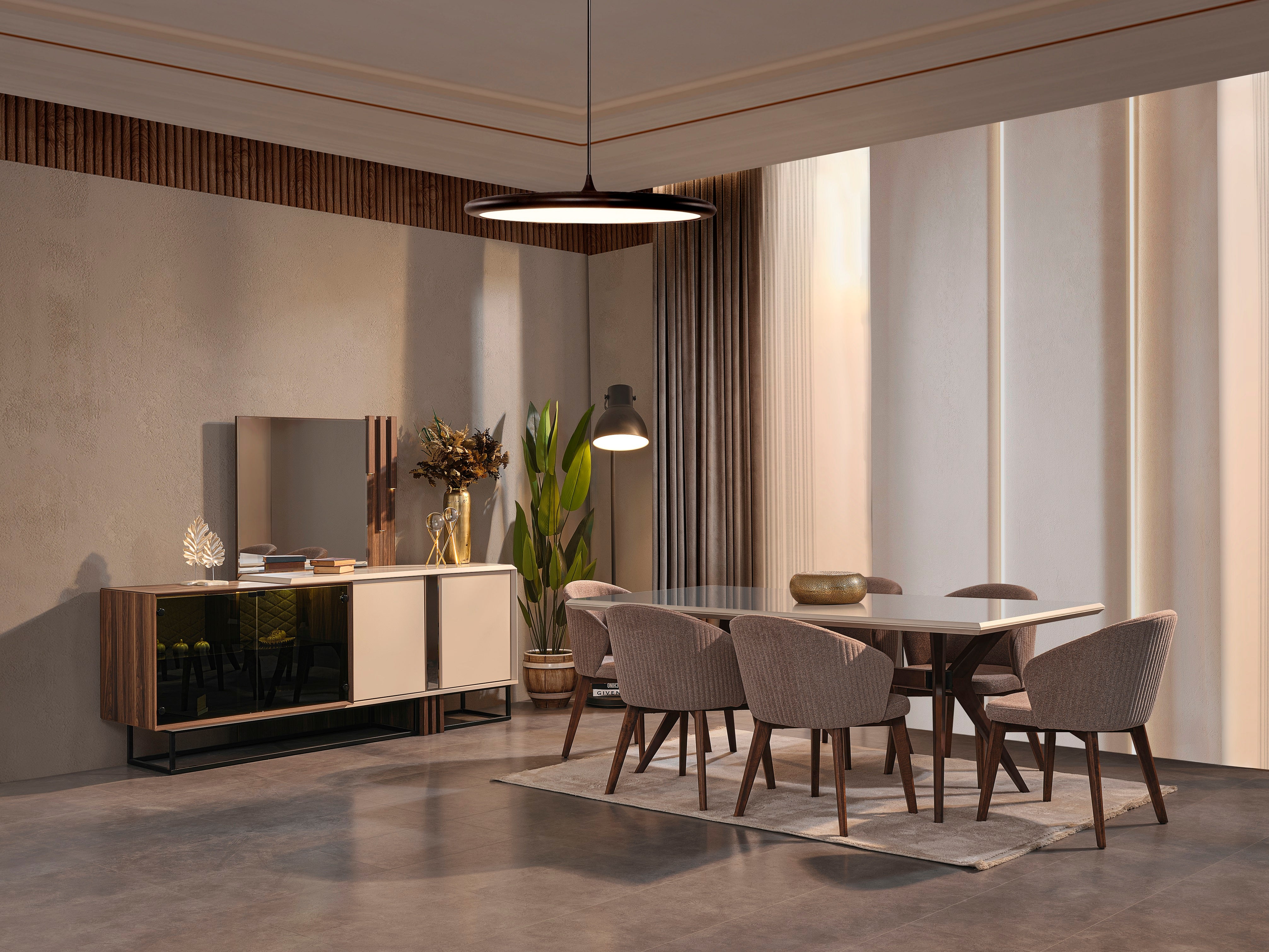 Бюфет с огледало Preo