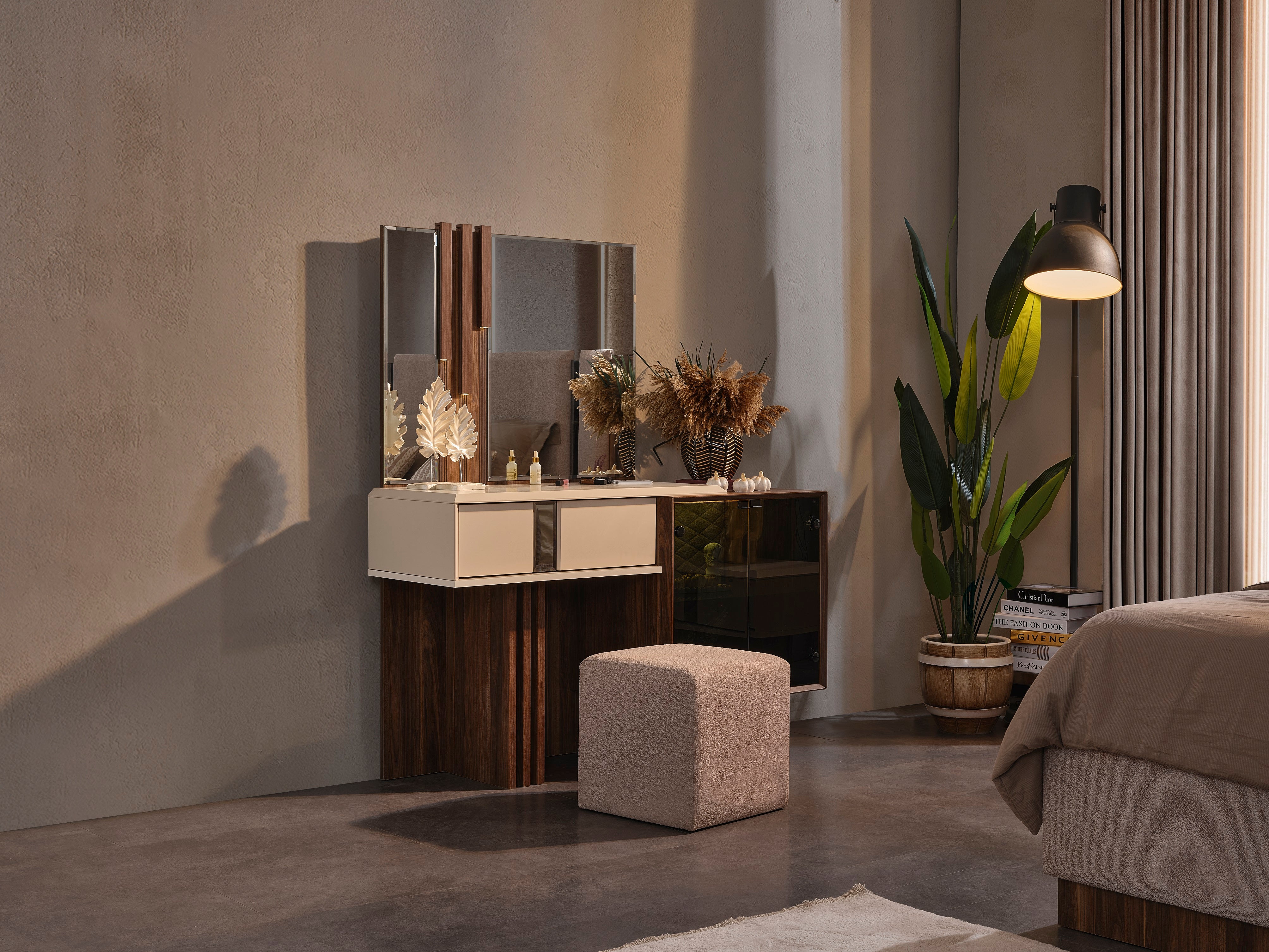 Тоалетка с огледало Preo