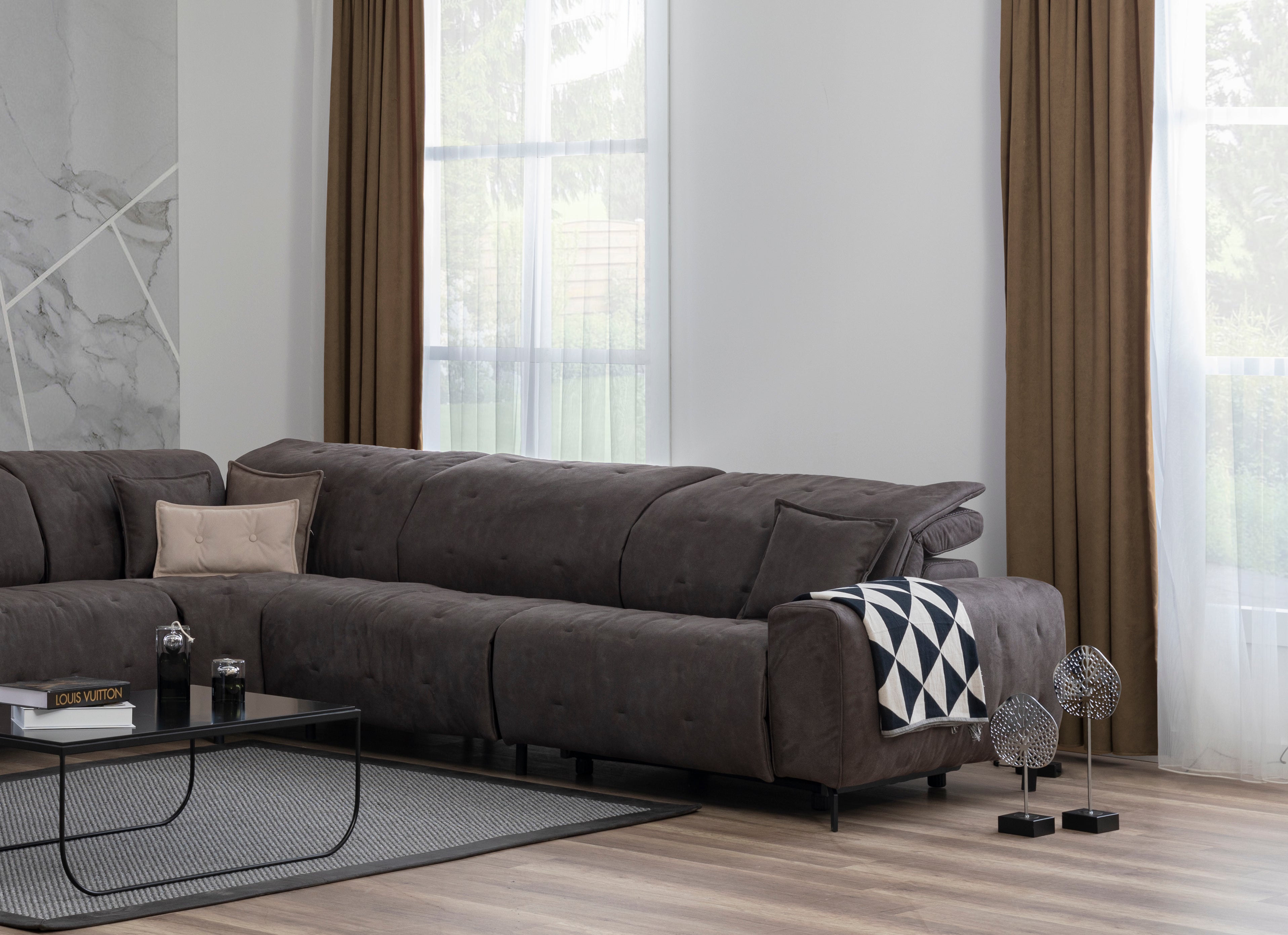 Модулен диван «Dubai» + електрически механизъм, USB зарядна станция