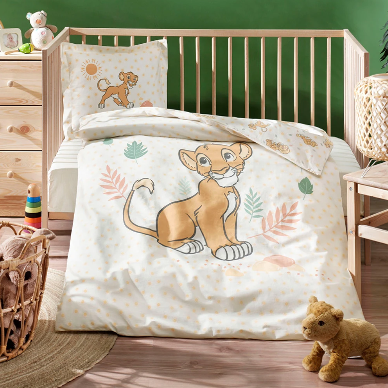 Бебешки спален комплект Disney Simba Happy