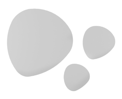 Комплект огледала «Drop» три размера